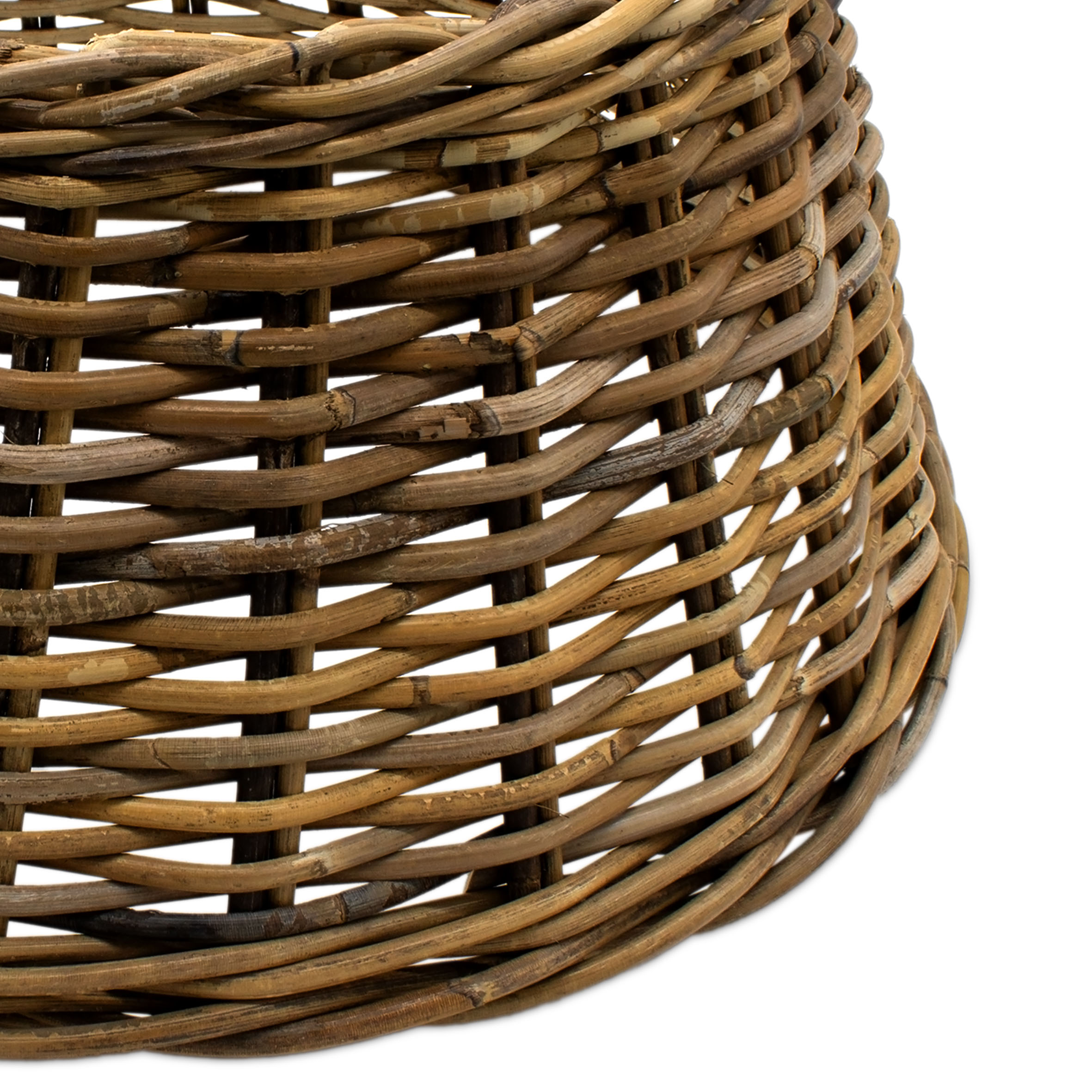 Rattan Weihnachtsbaumrock aus Weide 60 cm - 5 Farben wählbar - Abdeckung für den Christbaum Ständer