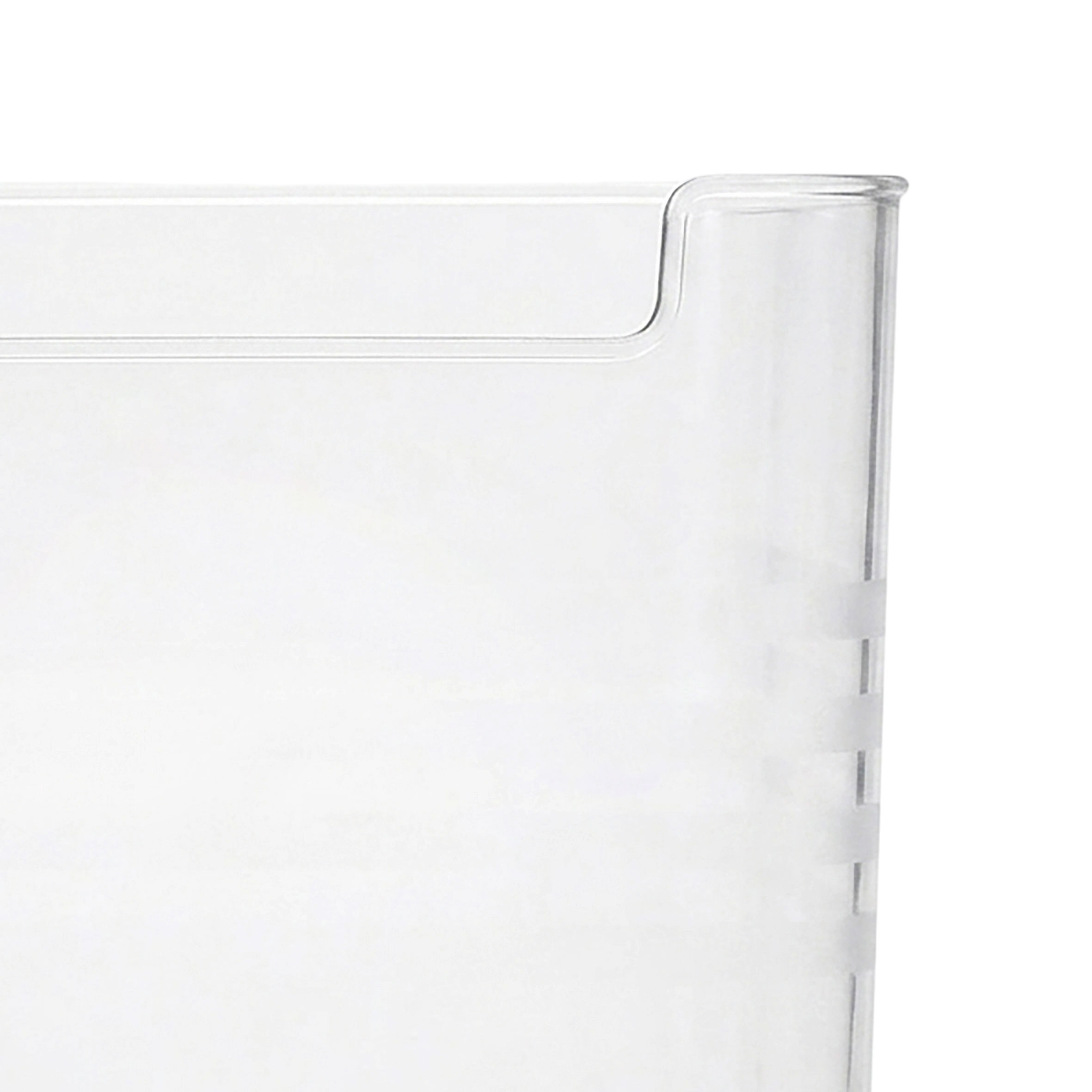 Kunststoff Kühlschrank Organizer klein 12 x 11 cm transparent - 9er Set - Aufbewahrungsbox für die Küche lebensmittelecht