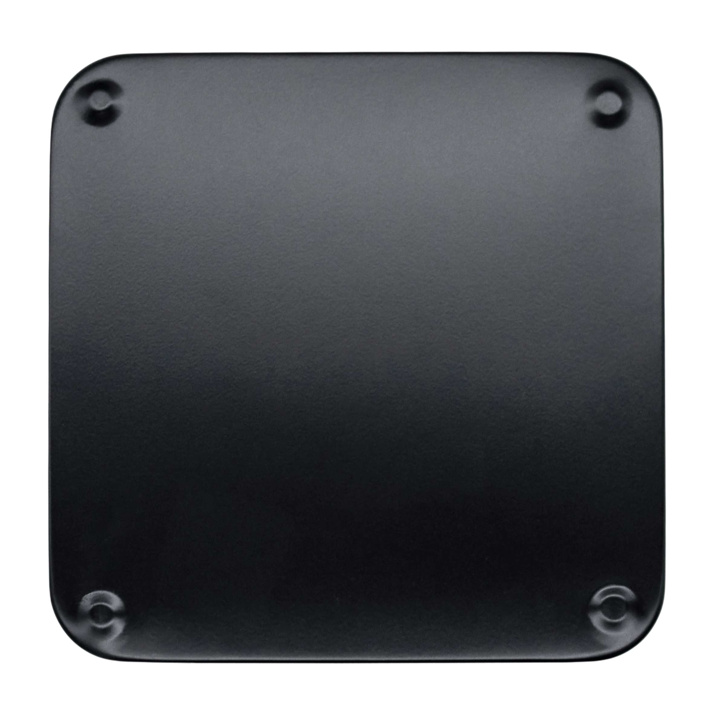 Metall Papierkorb eckig schwarz 30 x 25 cm - 16 Liter - Büro Mülleimer aus Drahtgeflecht rostbeständig