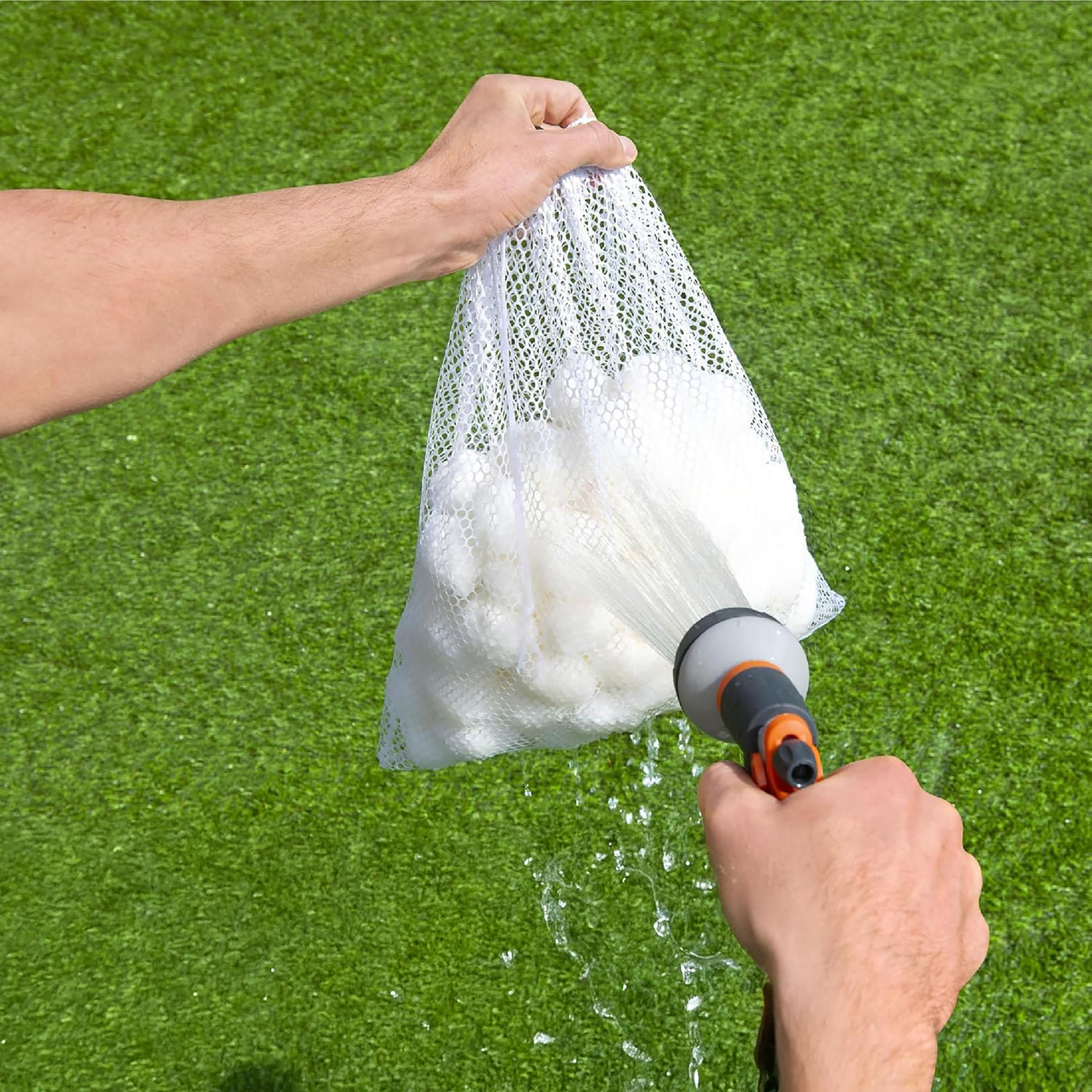 Bestway Polysphere Filterbälle wiederverwendbar für Sandfilteranlage - 500 g - Poolfilter Bälle als Ersatz für 18kg Filtersand