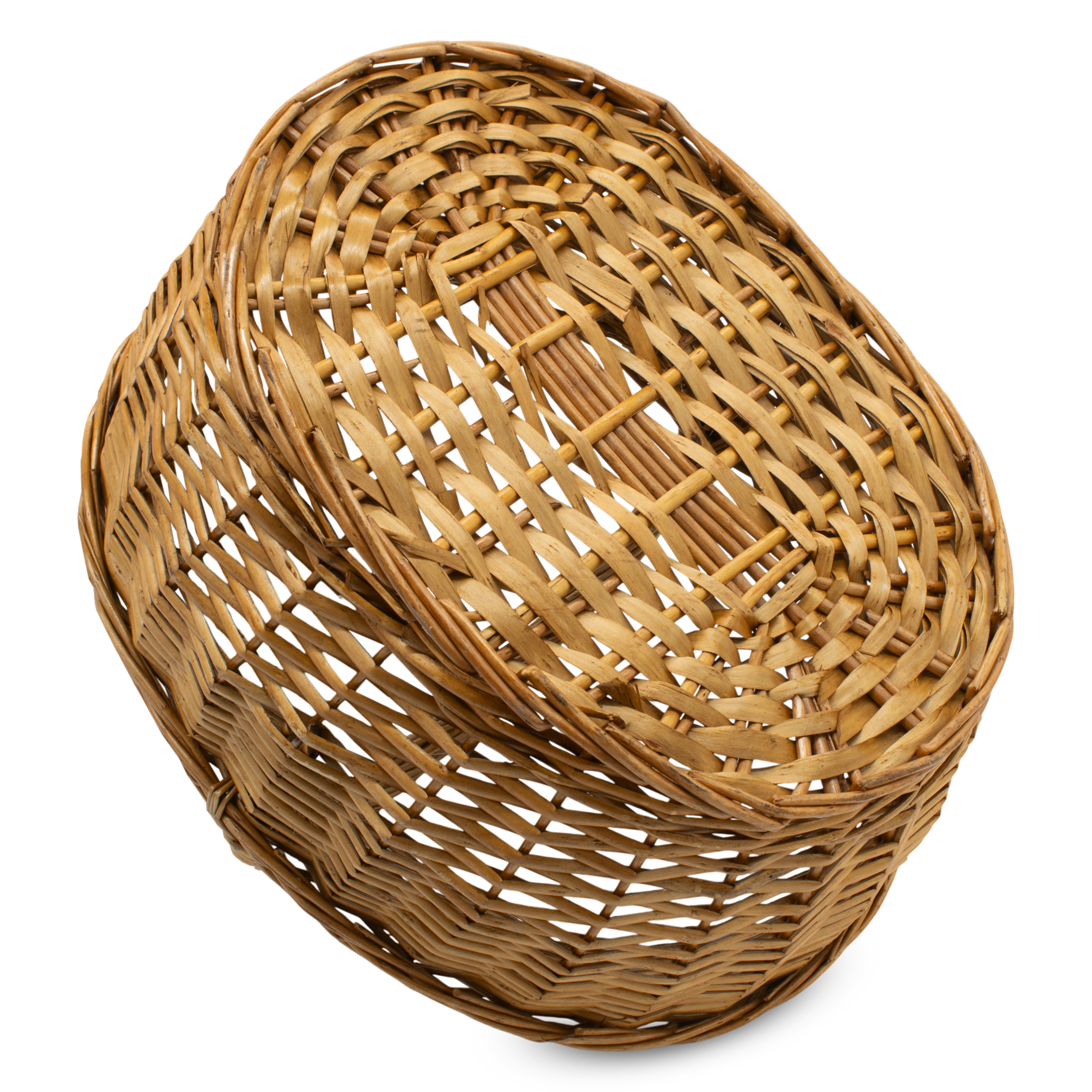 Einkaufskorb Vollweide mit extra starkem Tragebügel ca. 45 cm x 30 cm x 21 cm