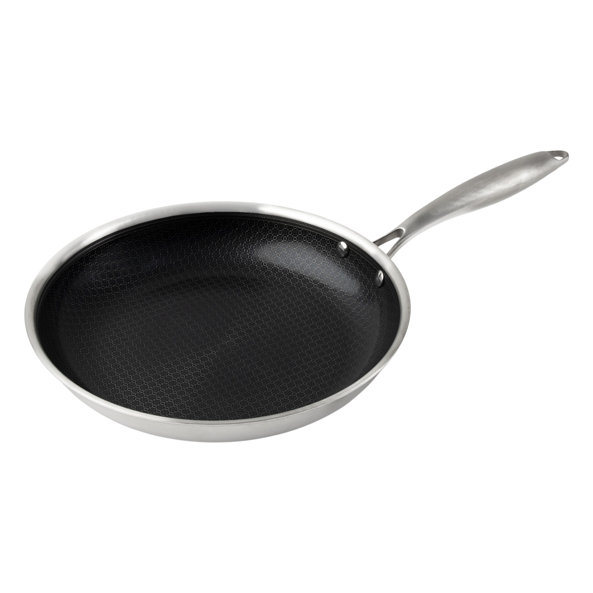 Premium Antihaft Induktion Wabenpfanne PFAS-frei - 28 cm - Keramik Bratpfanne kratzfest mit Aluminiumkern