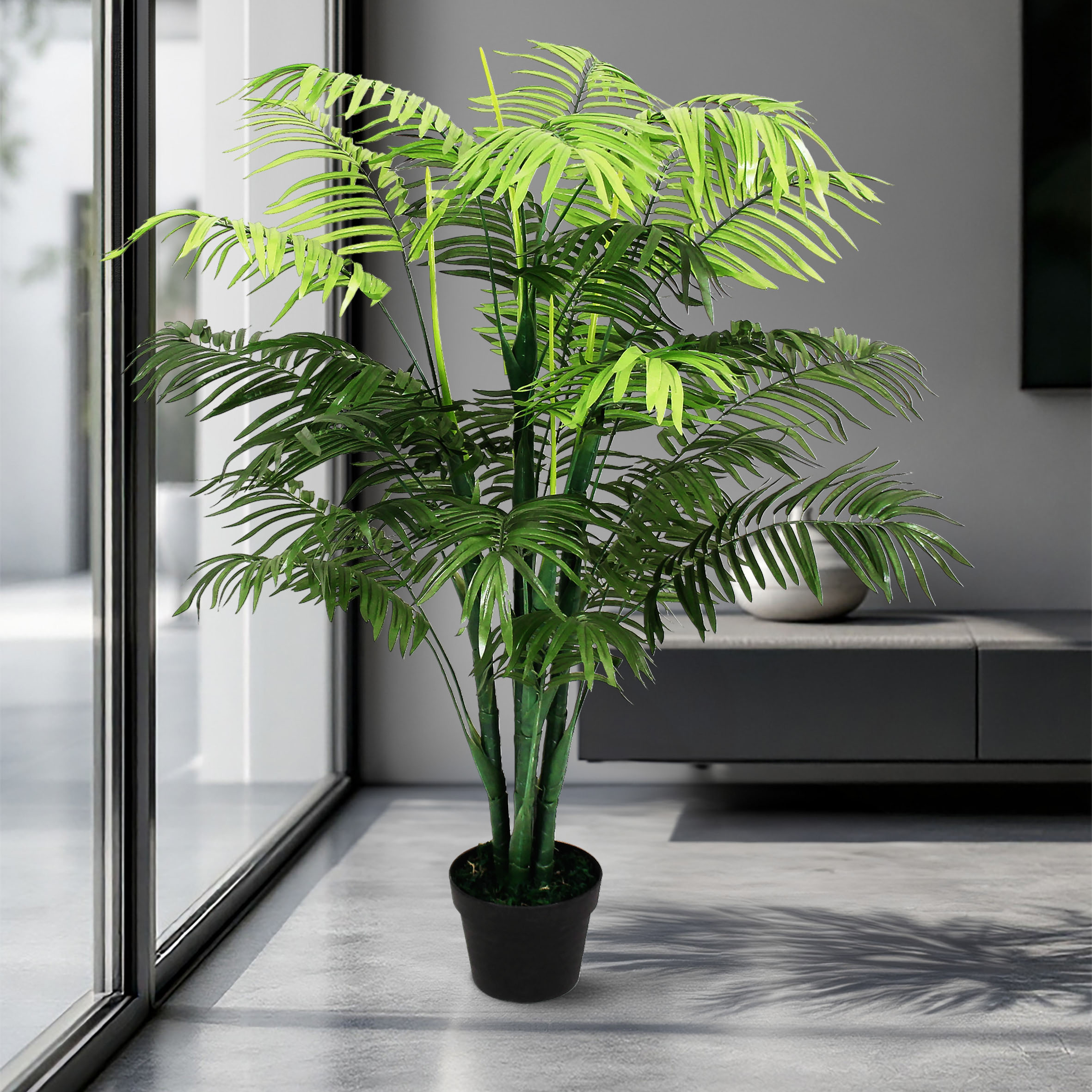 Kunstpflanze im Blumentopf - 8 Modelle - Künstliche Deko Zimmer Pflanze