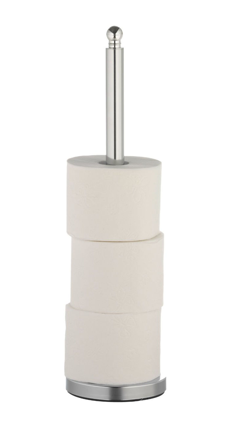 Edelstahl WC Rollenhalter, passend für 4 Rollen ca. 42 cm x 14,5 cm