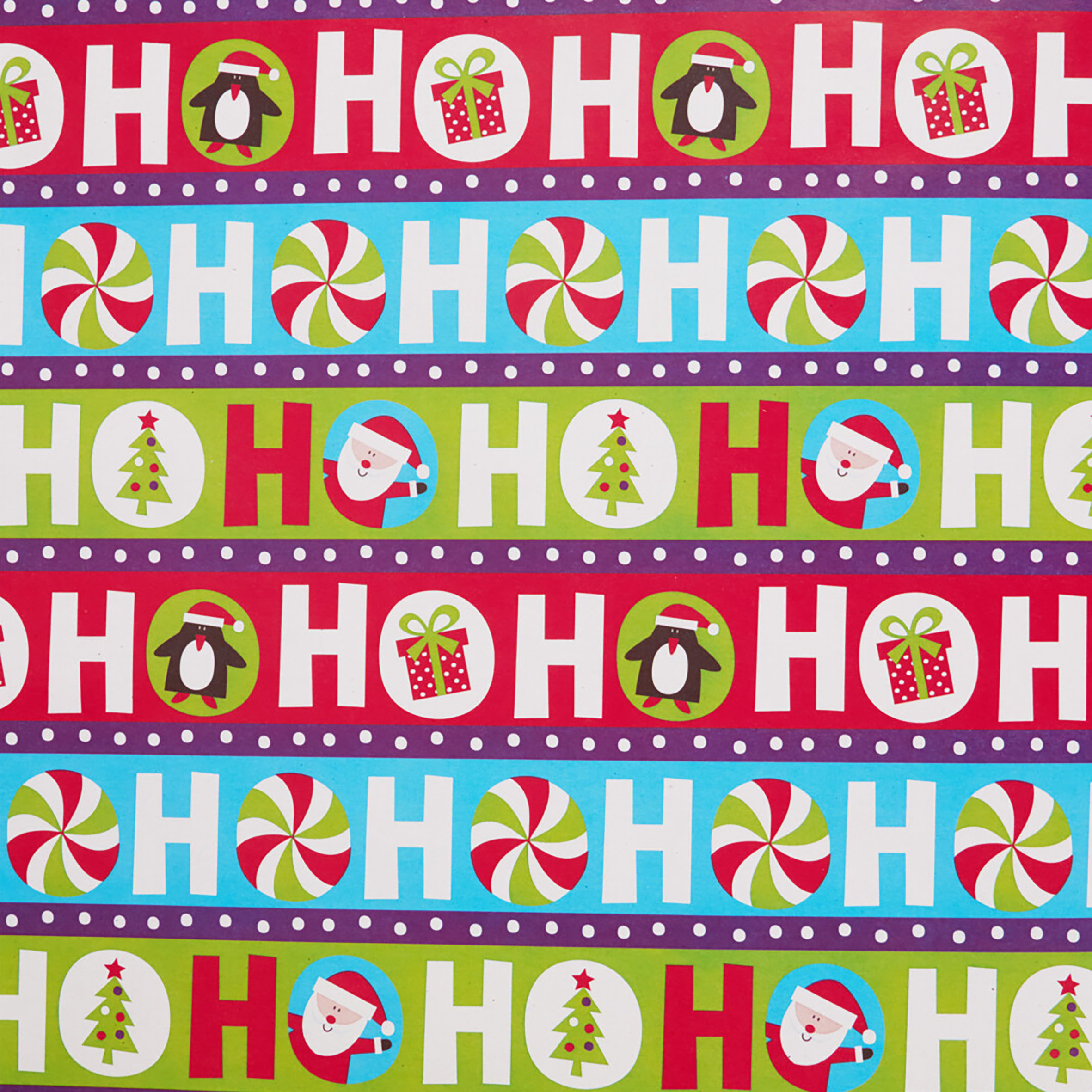 Weihnachts Geschenkpapier 500 x 100 cm mit festlichen Motiven - 4 Stück - XXL Weihnachtsgeschenk Papierrolle 5 Meter bunt