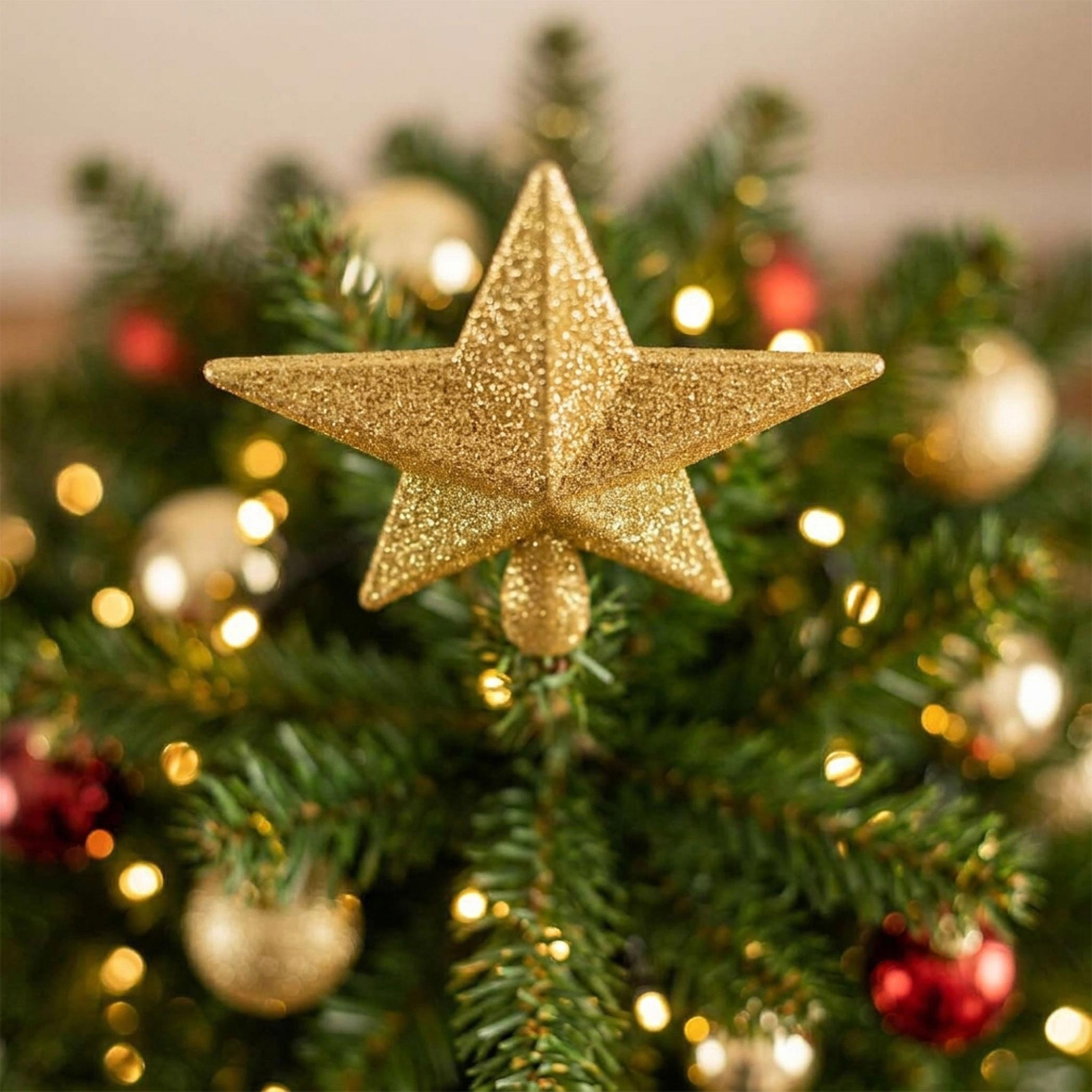 Weihnachtsbaum Spitze 19 cm - Farbe wählbar