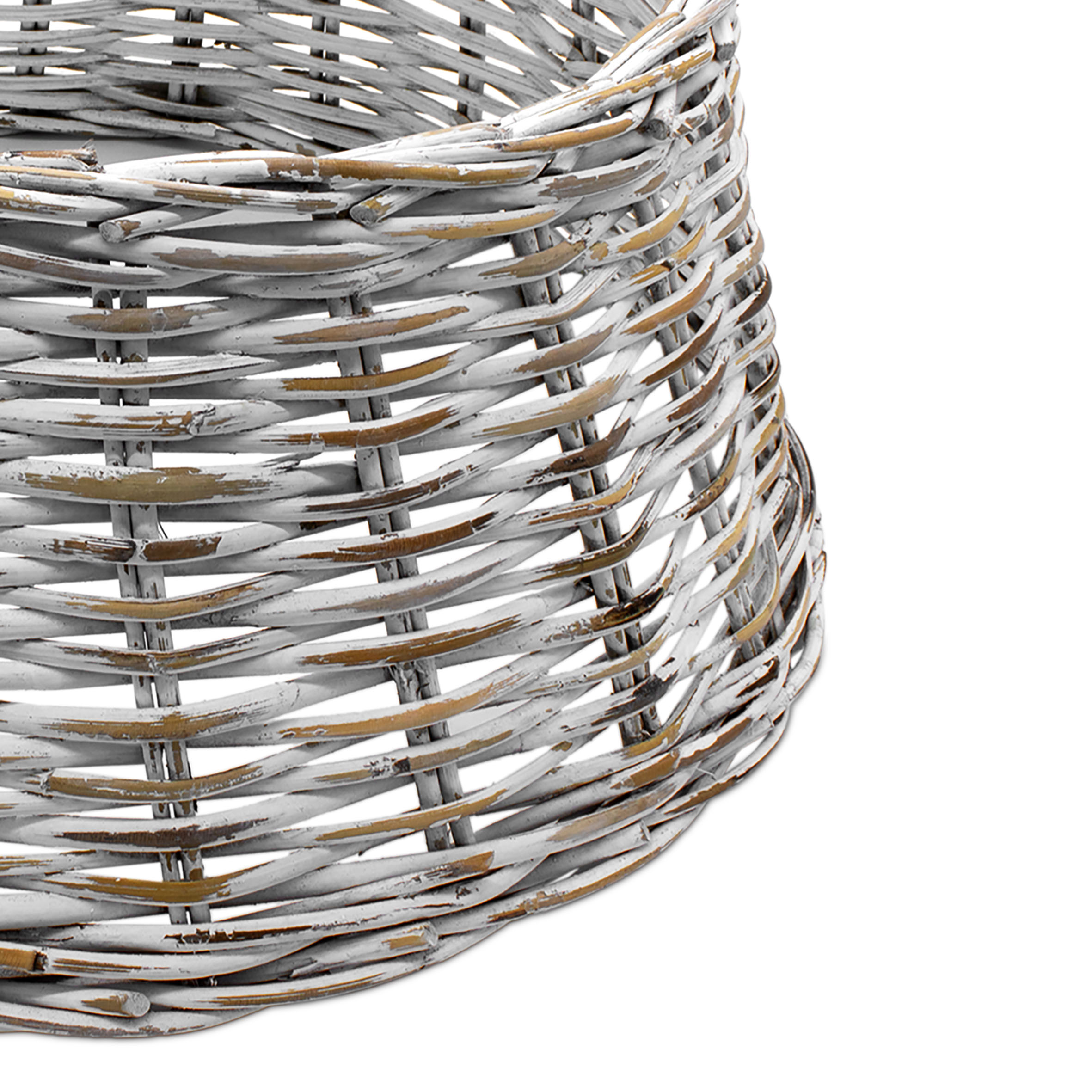 Rattan Weihnachtsbaumrock aus Weide 60 cm - 5 Farben wählbar - Abdeckung für den Christbaum Ständer