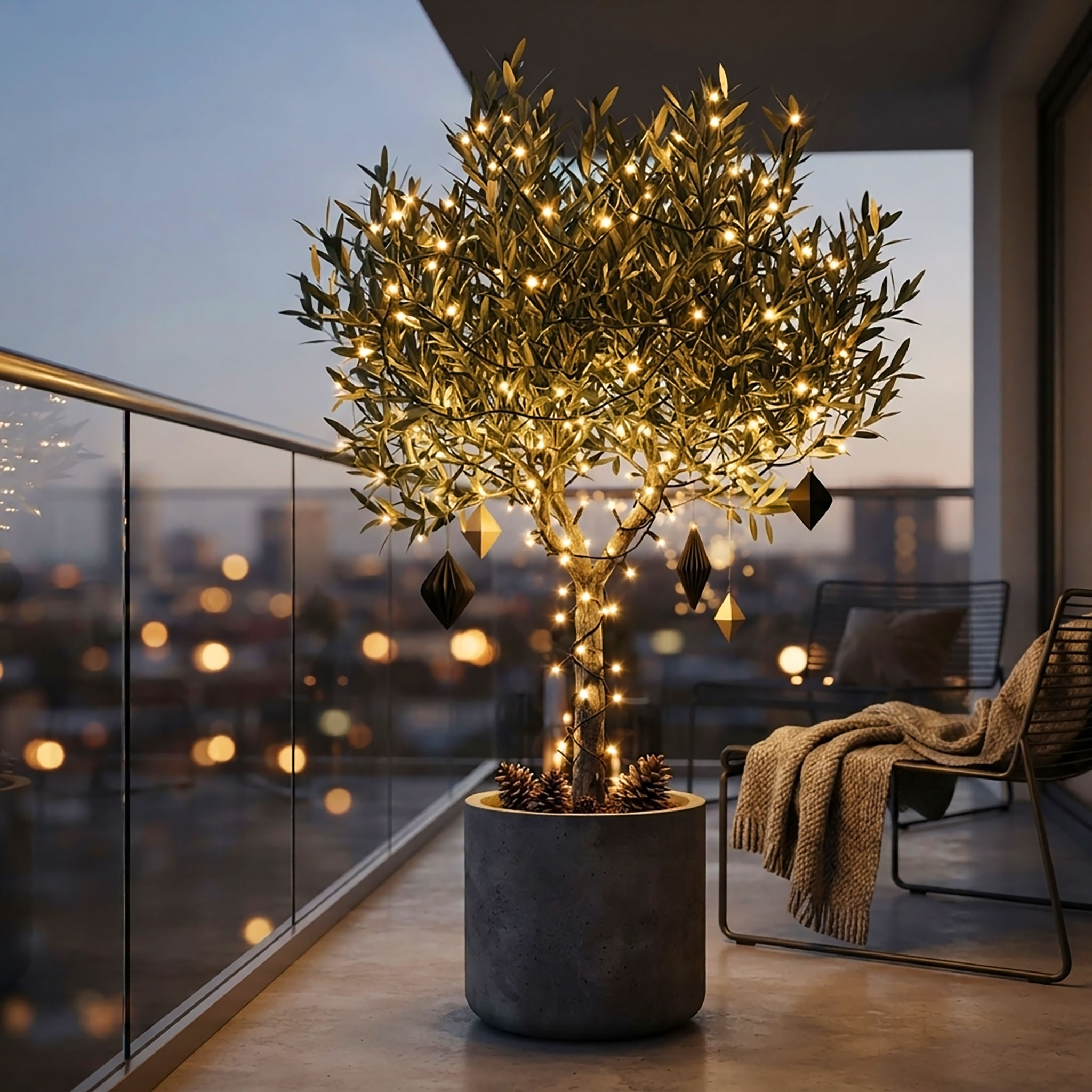 Flame LED Lights Lichterkette mit Timer - Länge wählbar