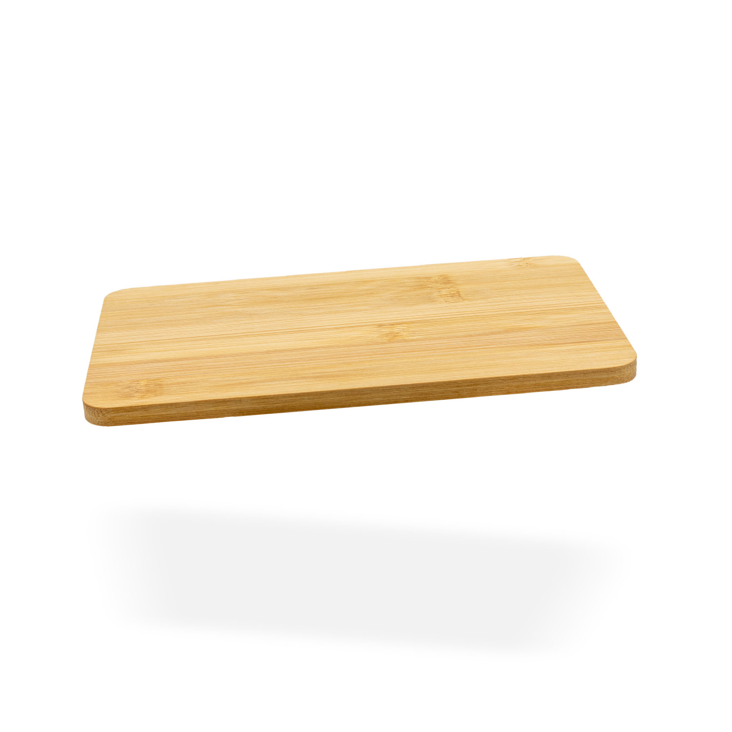 Bambus Schneide Brettchen - 6er Set / 22 x 14 cm - Frühstücks- und Küchen Brett