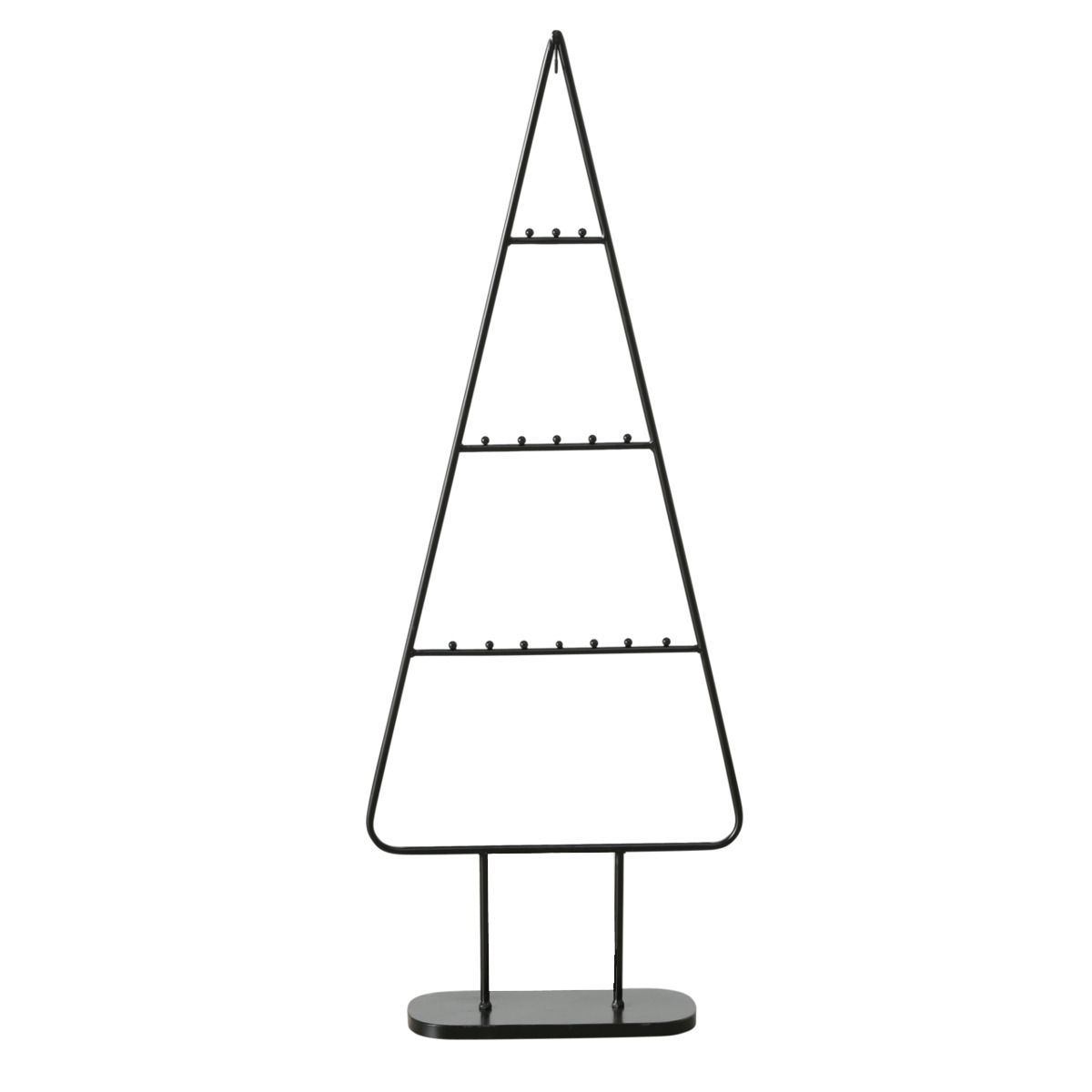 Metall Tannenbaum schwarz - 2 Größen
