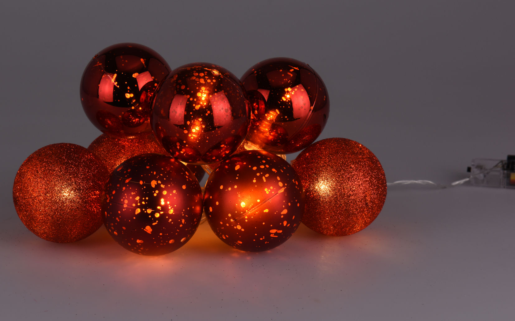 LED Christbaumkugel Lichterkette - 230 cm