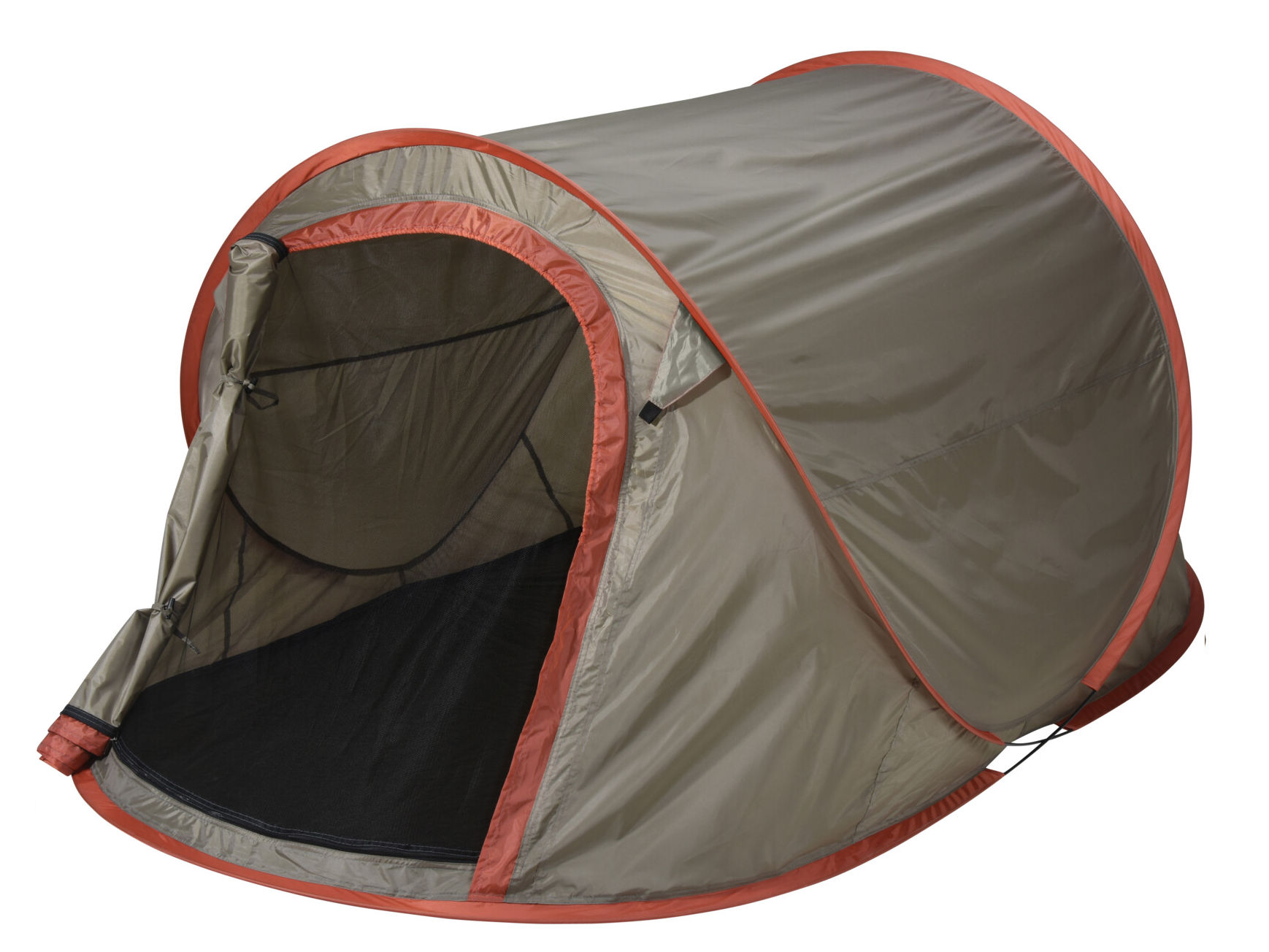 Pop Up Wurfzelt 220 x 120 cm - 2 Farben - Trekking und Camping Zelt 
