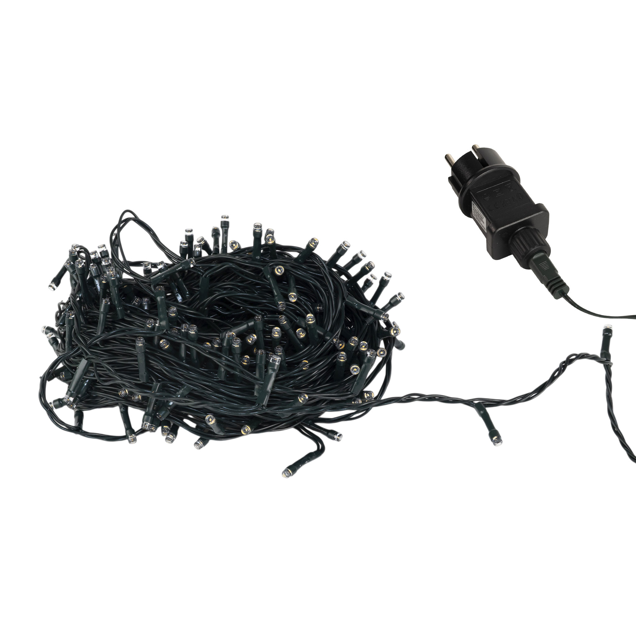 LED Weihnachts Lichterkette warm weiß - 20 m / 200 LED - Garten Deko Beleuchtung