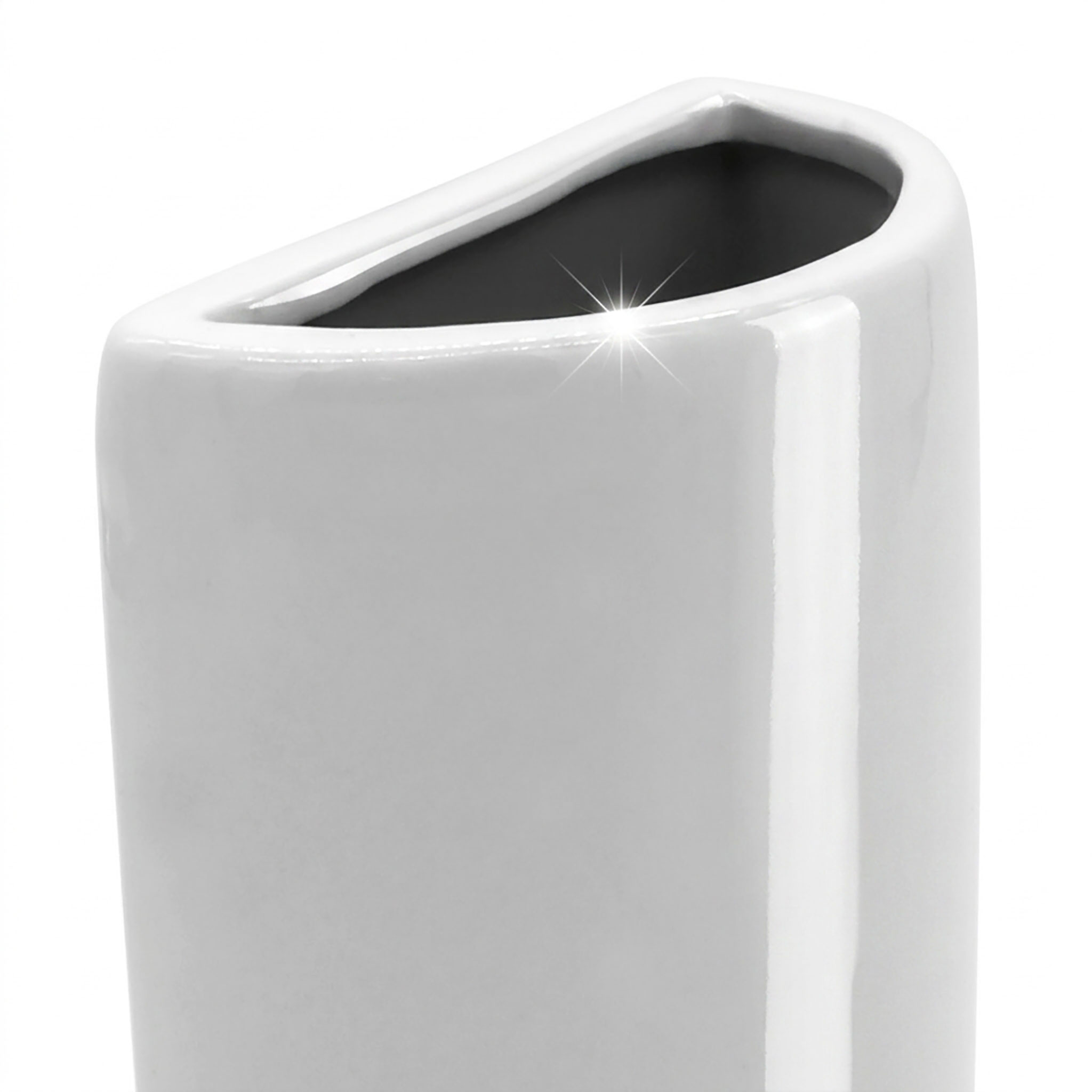 Keramik Luftbefeuchter halbrund für Heizkörper 4er Set - 19 x 9 cm - Wasserverdunster zum Einhängen an Heizkörpern