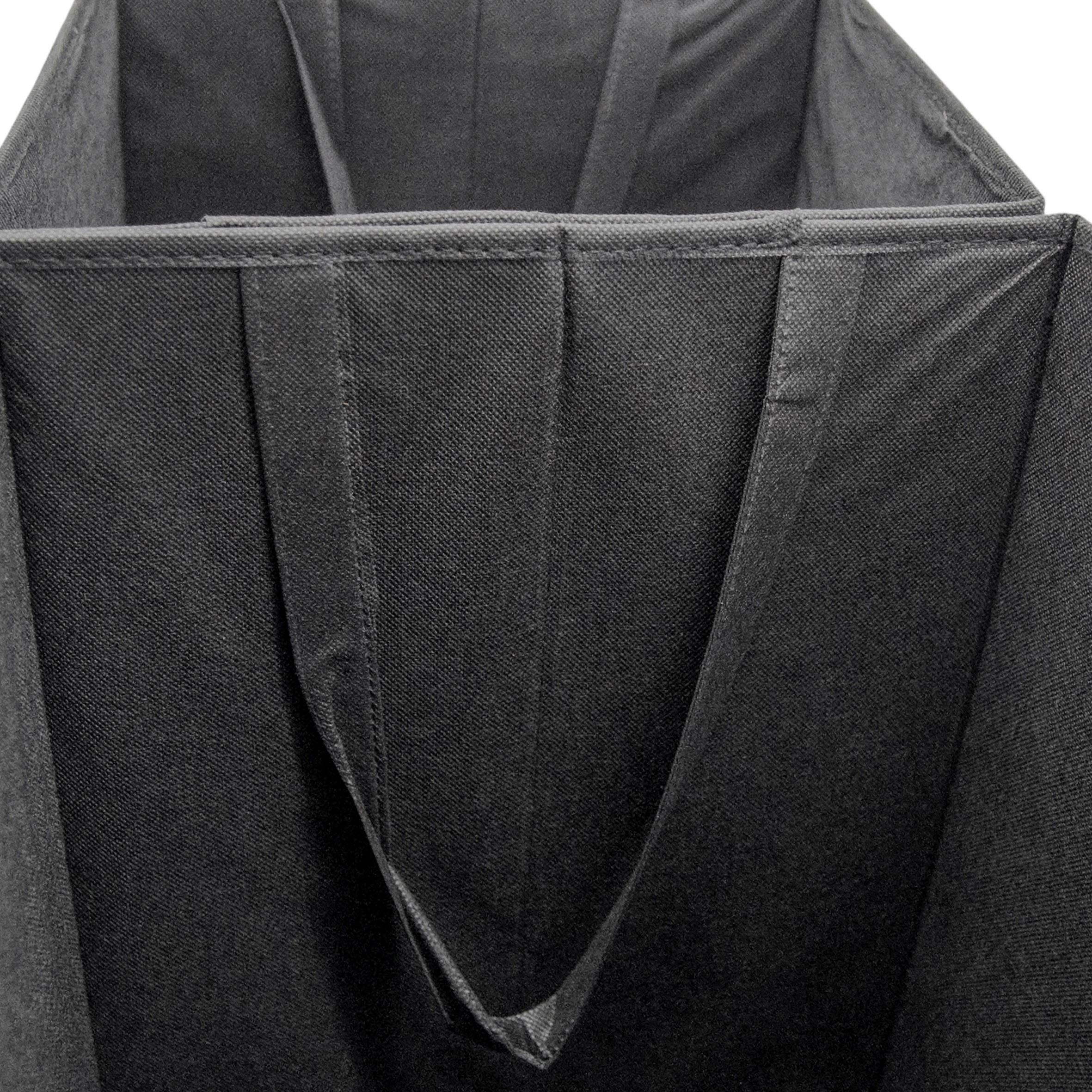 Mülltrennsystem Taschen mit Transportgriffen wiederverwendbar - 3x 38 L - Recycling Behälter Set für Plastik Glas Papier