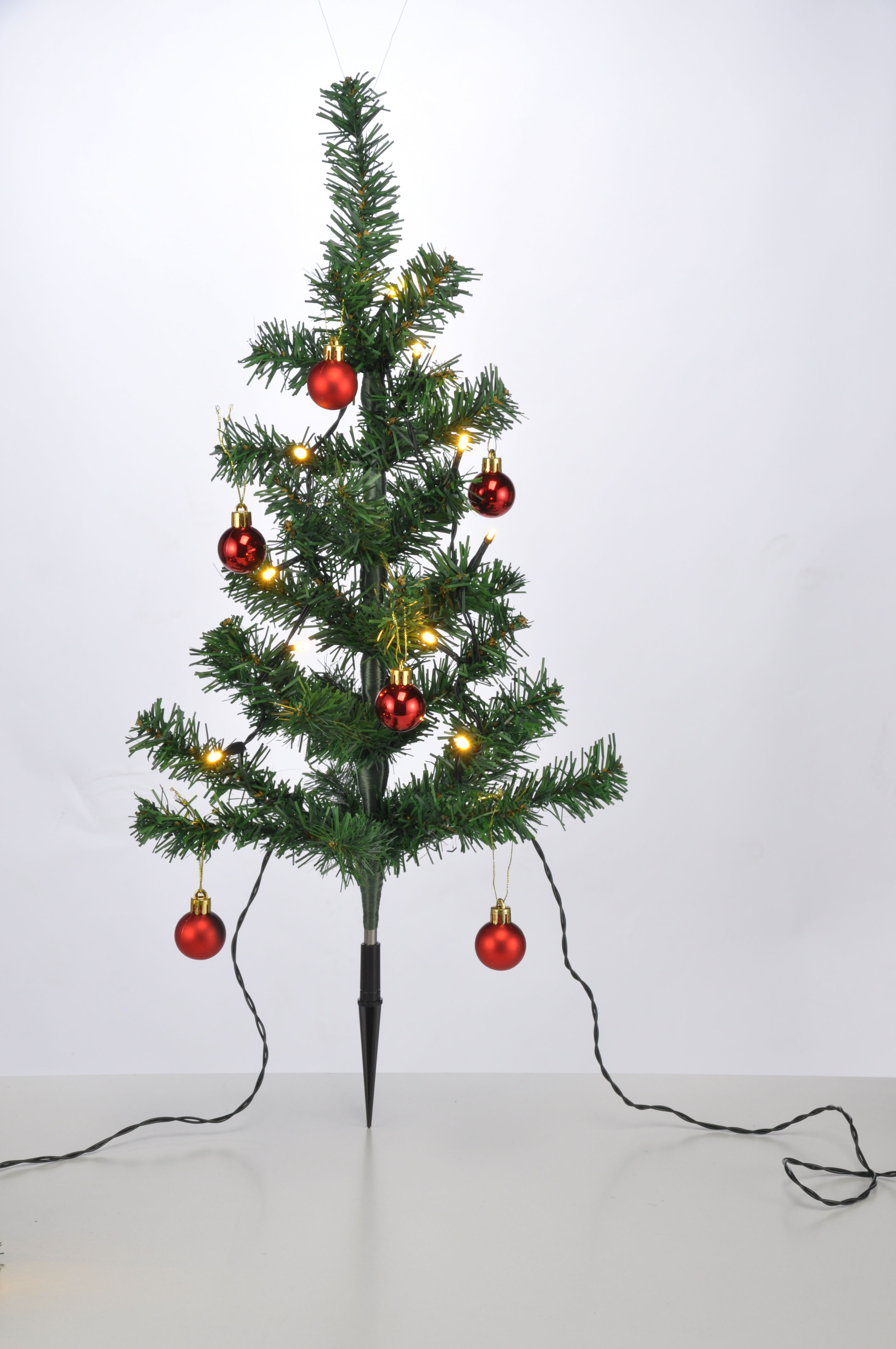 Lichterbäumchen Gartenstecker 45 cm - 4er Set / 40 LED