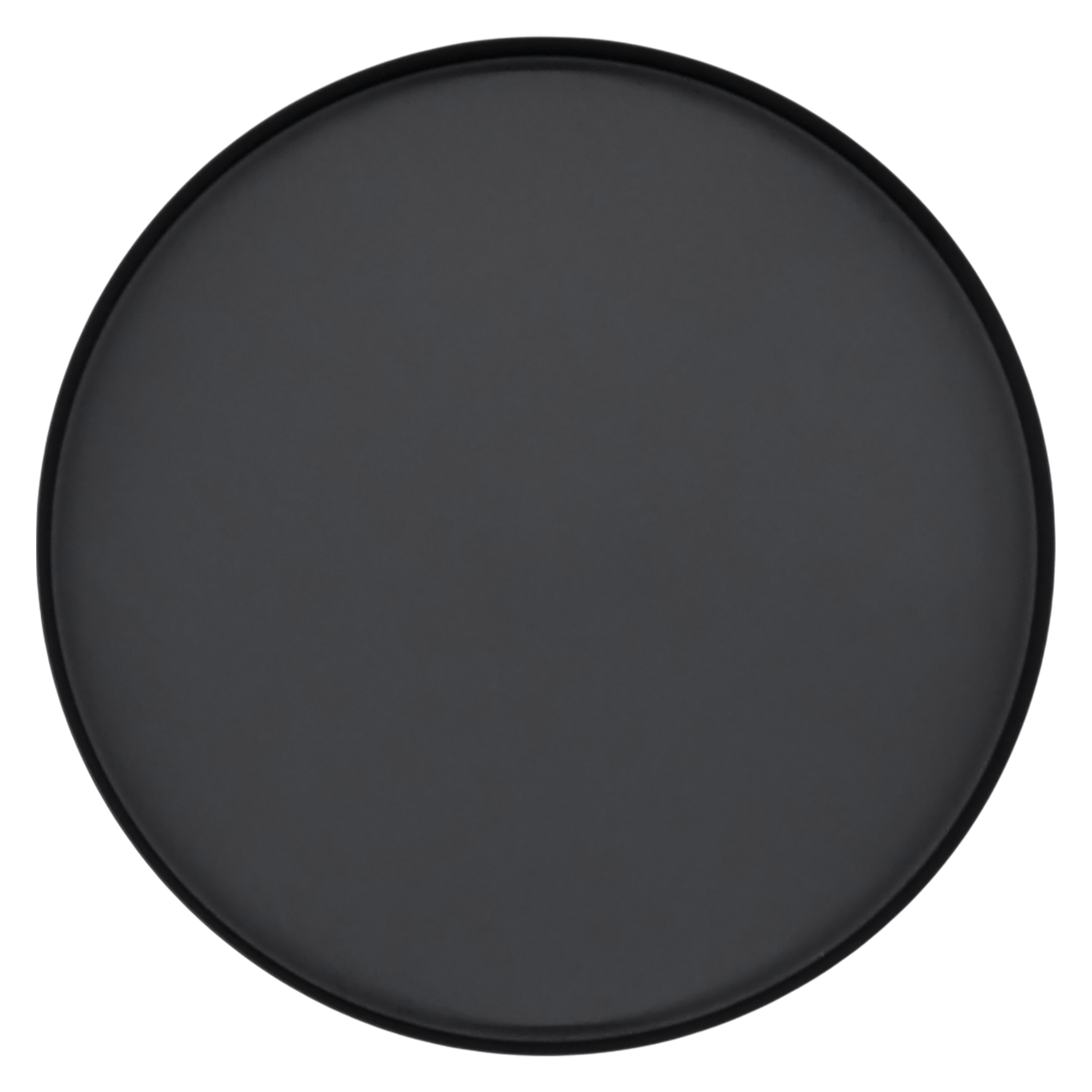 Blumenständer Metall schwarz rund - Ø 22 cm - Blumenhocker Industrial Design für Innen