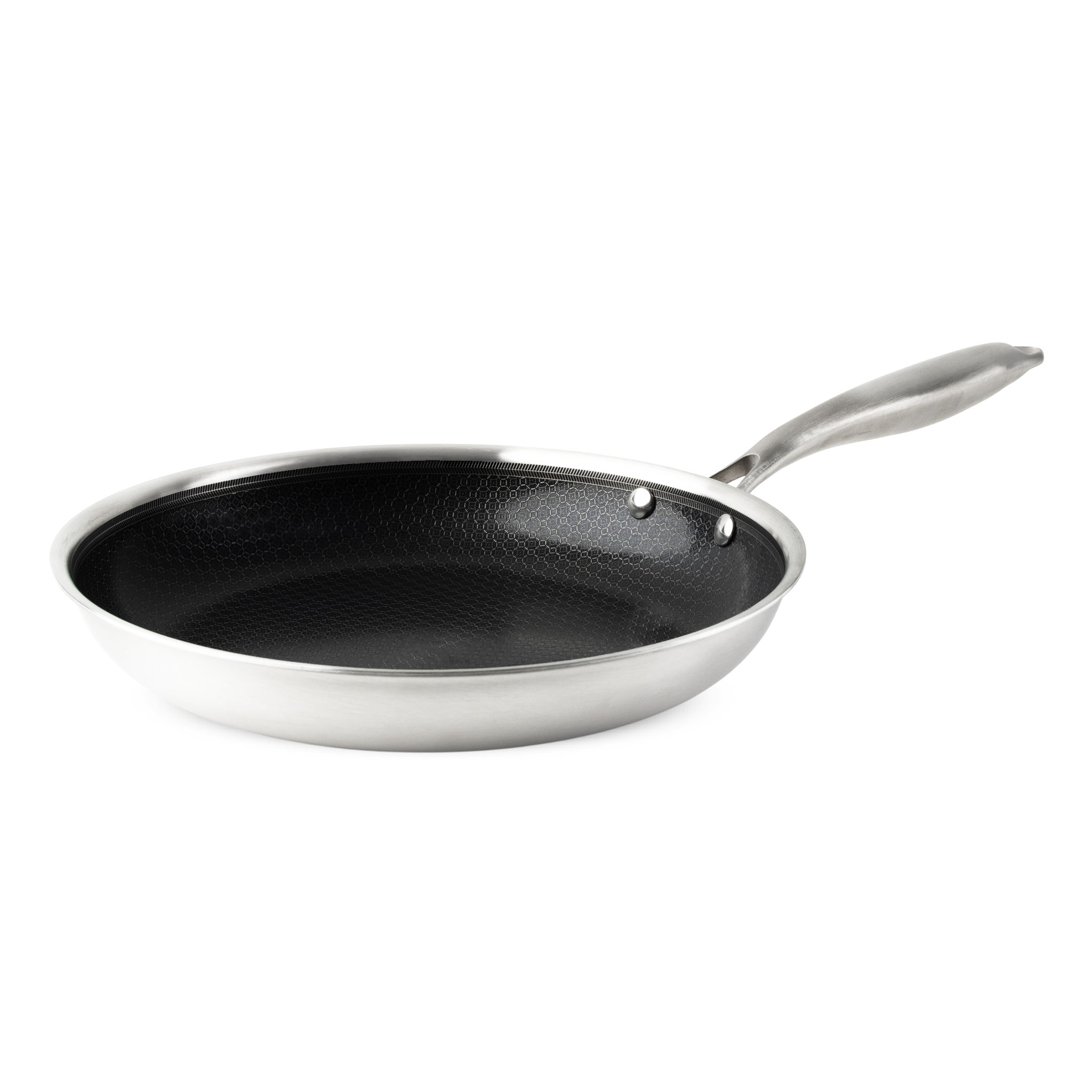 Premium Antihaft Induktion Wabenpfanne PFAS-frei - 28 cm - Keramik Bratpfanne kratzfest mit Aluminiumkern