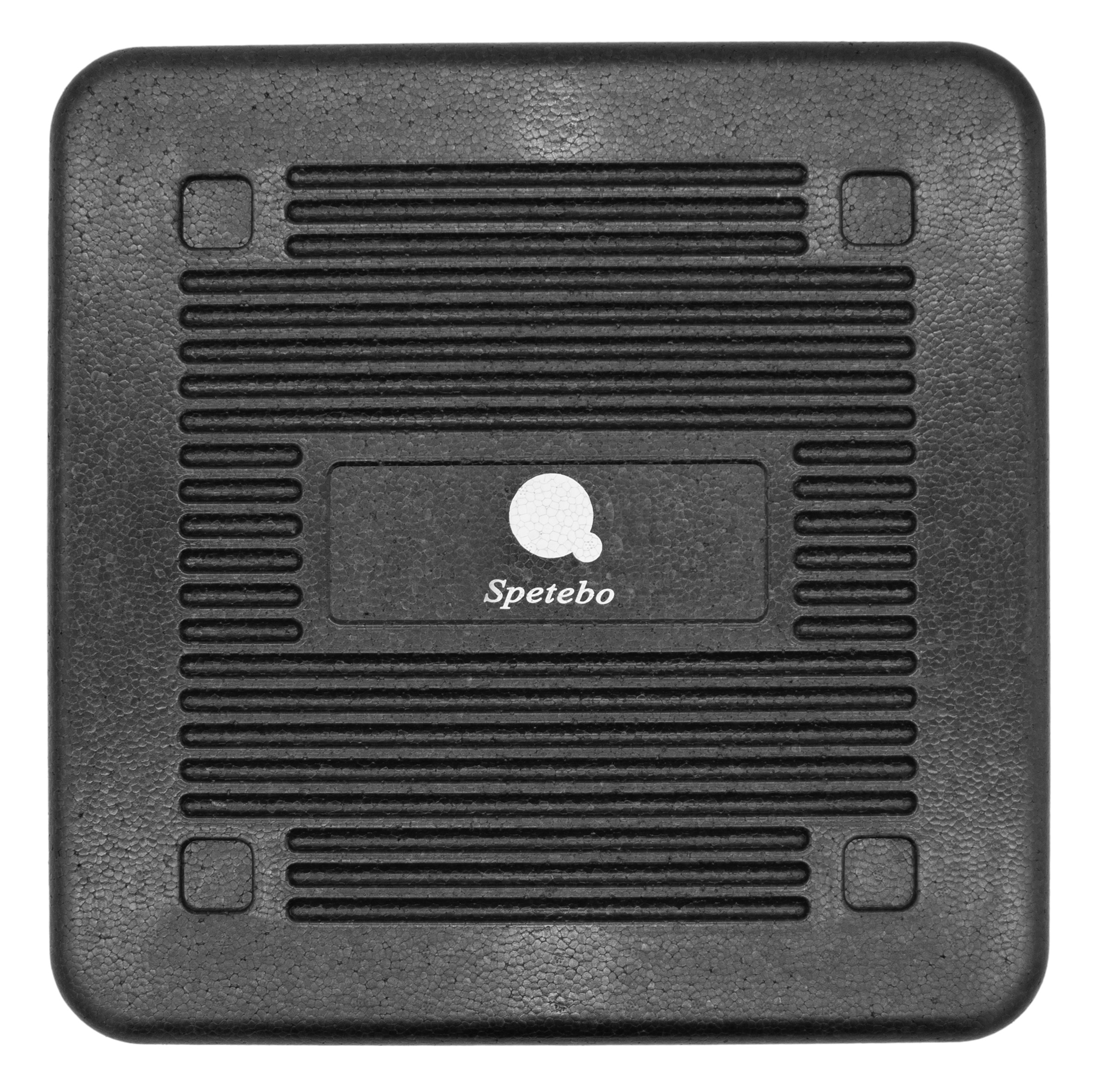 Thermobox faltbar schwarz zum Warmhalten und Kühlen - 18 L - Warmhaltebox für Essen klappbar 38 x 38 cm