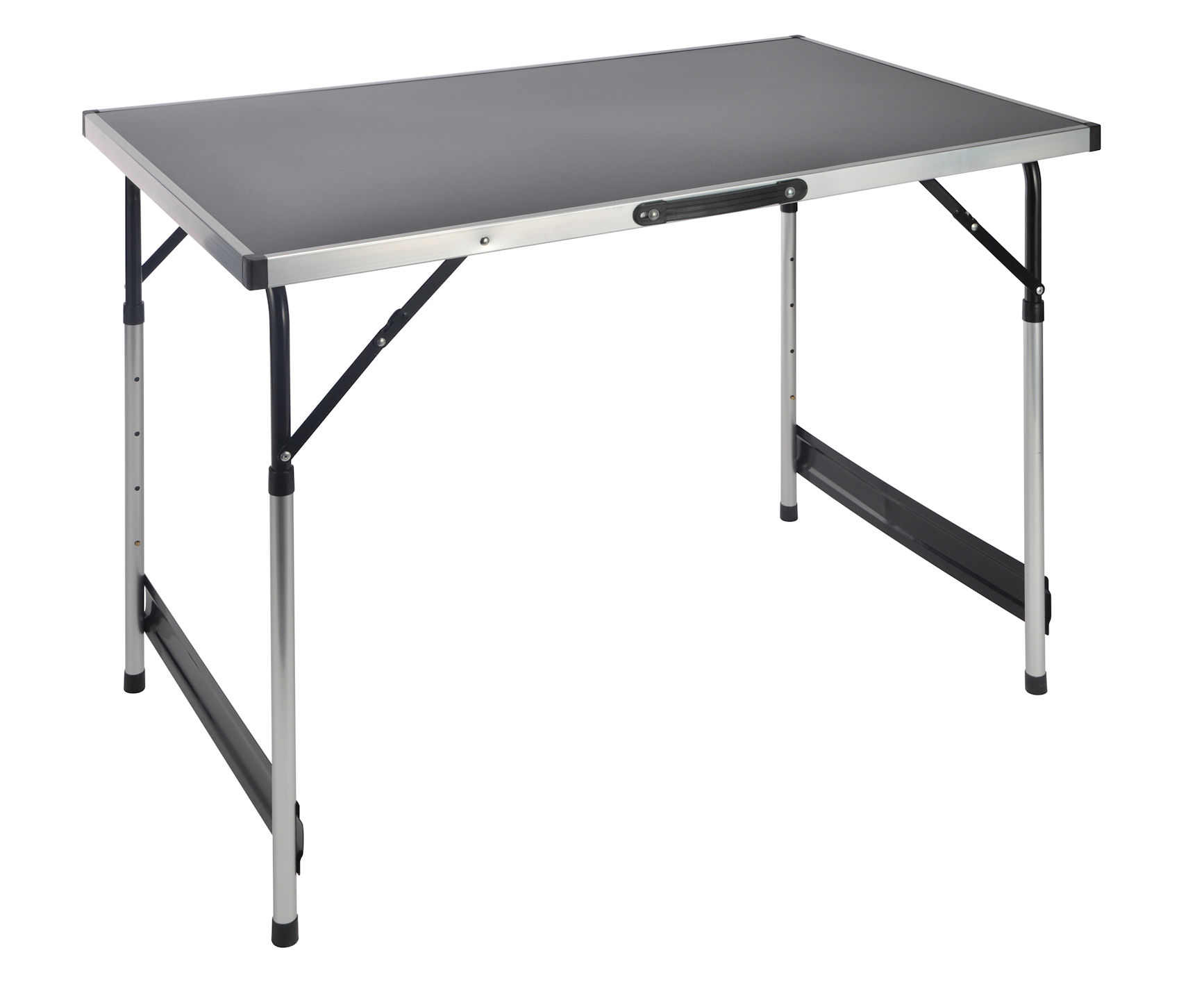Aluminium Campingtisch höhenverstellbar - 100 x 60 cm - Universal Garten Tisch klappbar