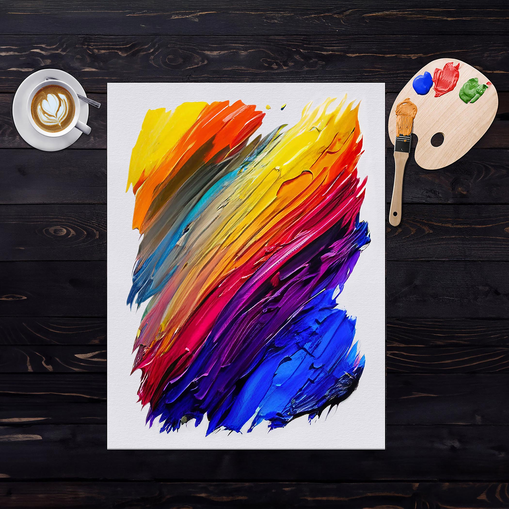 Leinwand auf Keilrahmen 2er Set - 80 x 60 cm - Kunstleinwand mit 3-fach grundiertem Leinentuch