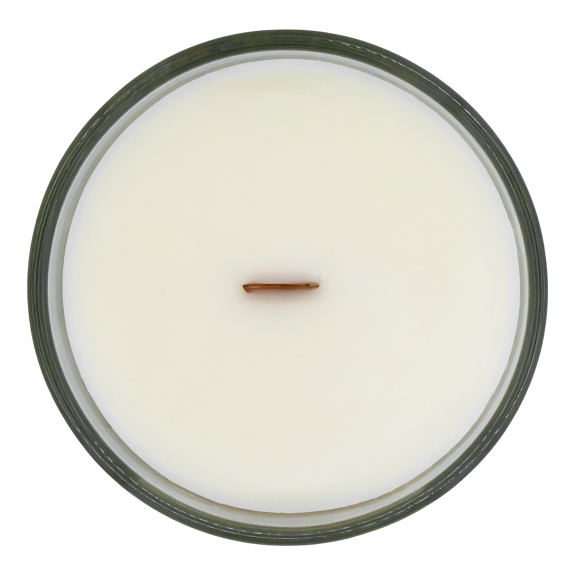 XL Duftkerze im Glas 13 cm mit Knisterdocht - White Cotton Duft - Große Aromakerze 450g Wachs 18 Stunden Brenndauer