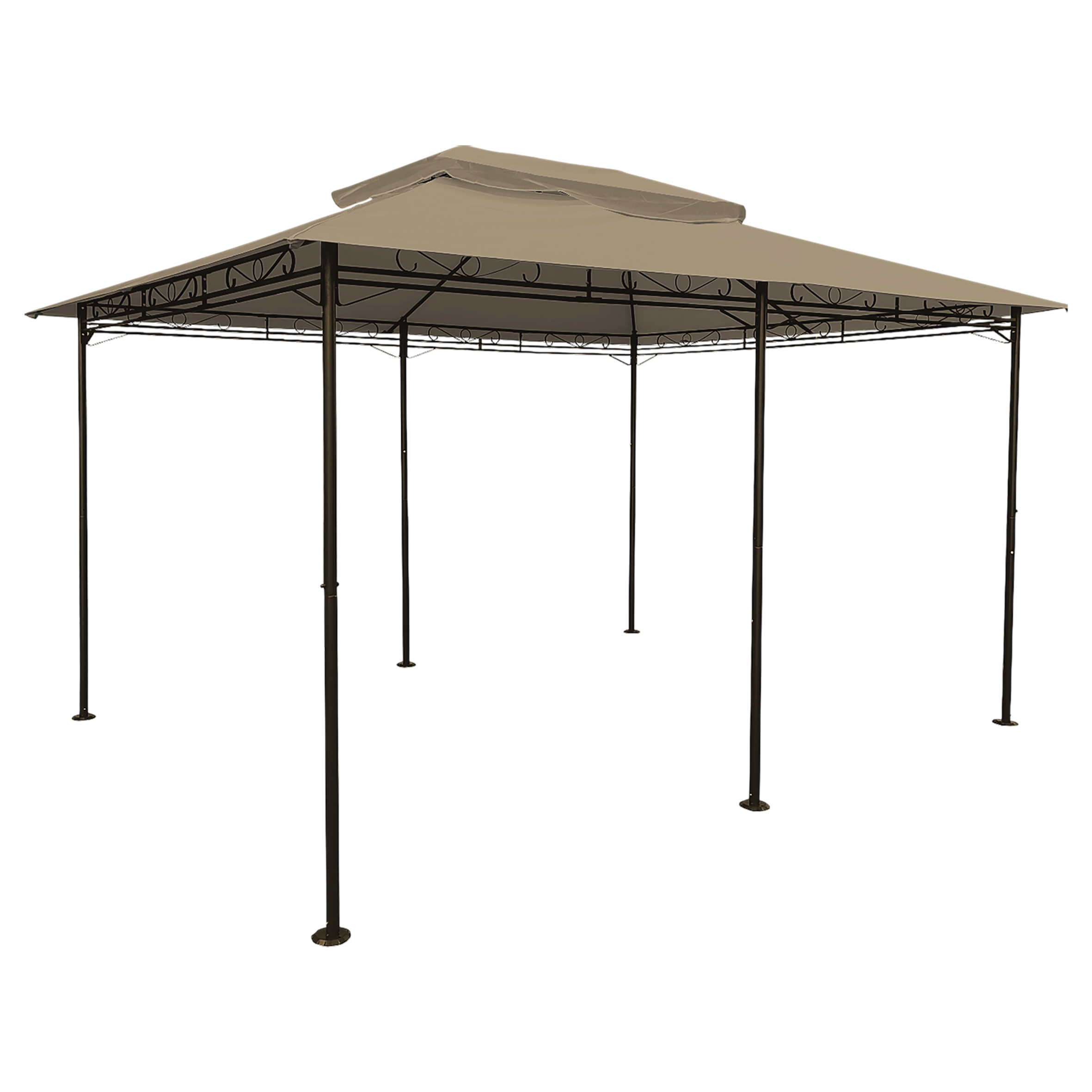 Dach für Pavillon 3x4 m, PVC beschichtet, wasserdicht - Farbe: wählbar