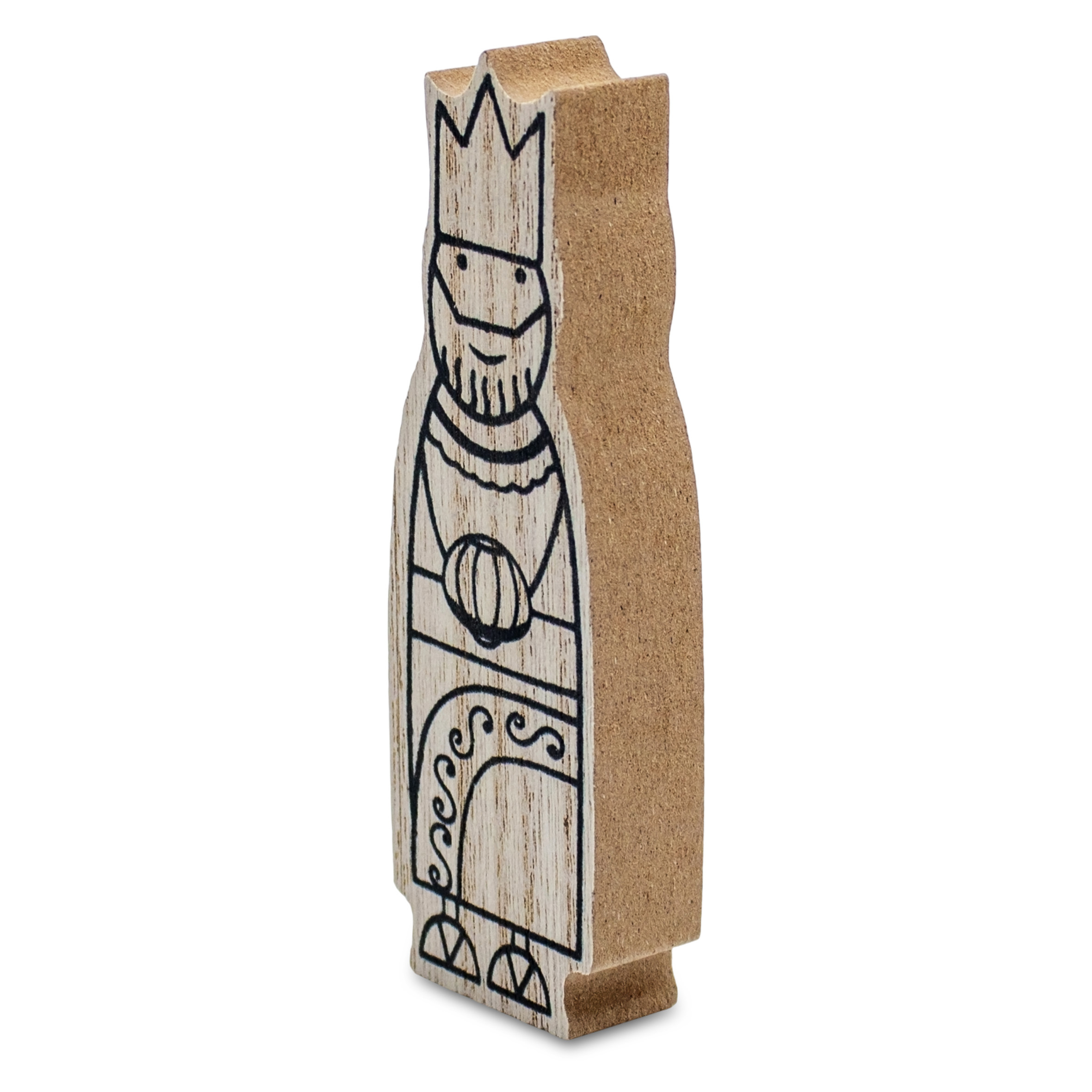 Weihnachts Krippenstall und Figuren aus Holz natur - 12 teilig - Weihnachtskrippe mit Stall und 11 Holzfiguren