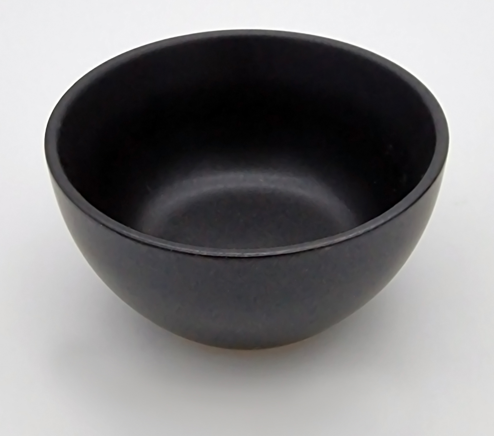 Keramik Dip Schale schwarz matt - 6er Set - Snack Saucen Schüssel - Dessertschälchen Servierschale klassisch