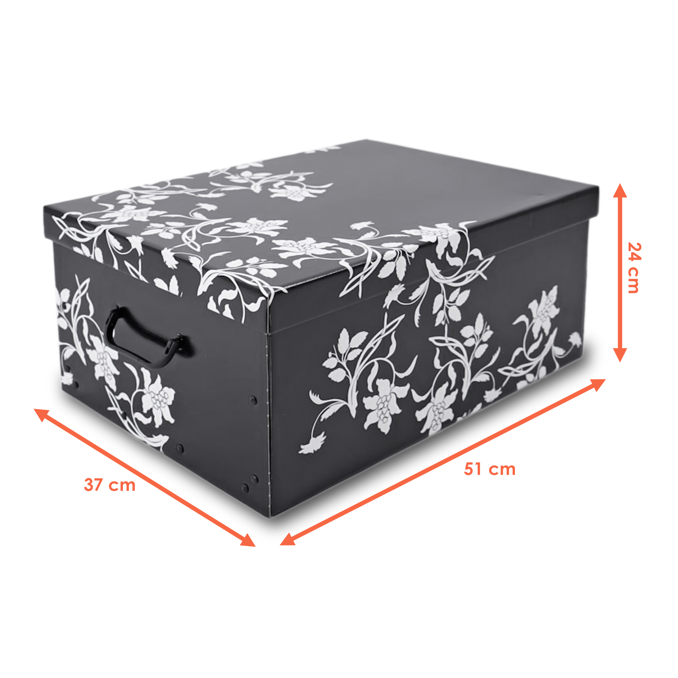 3er Set Aufbewahrungsbox - 51 x 37 cm - verschiedene Motive