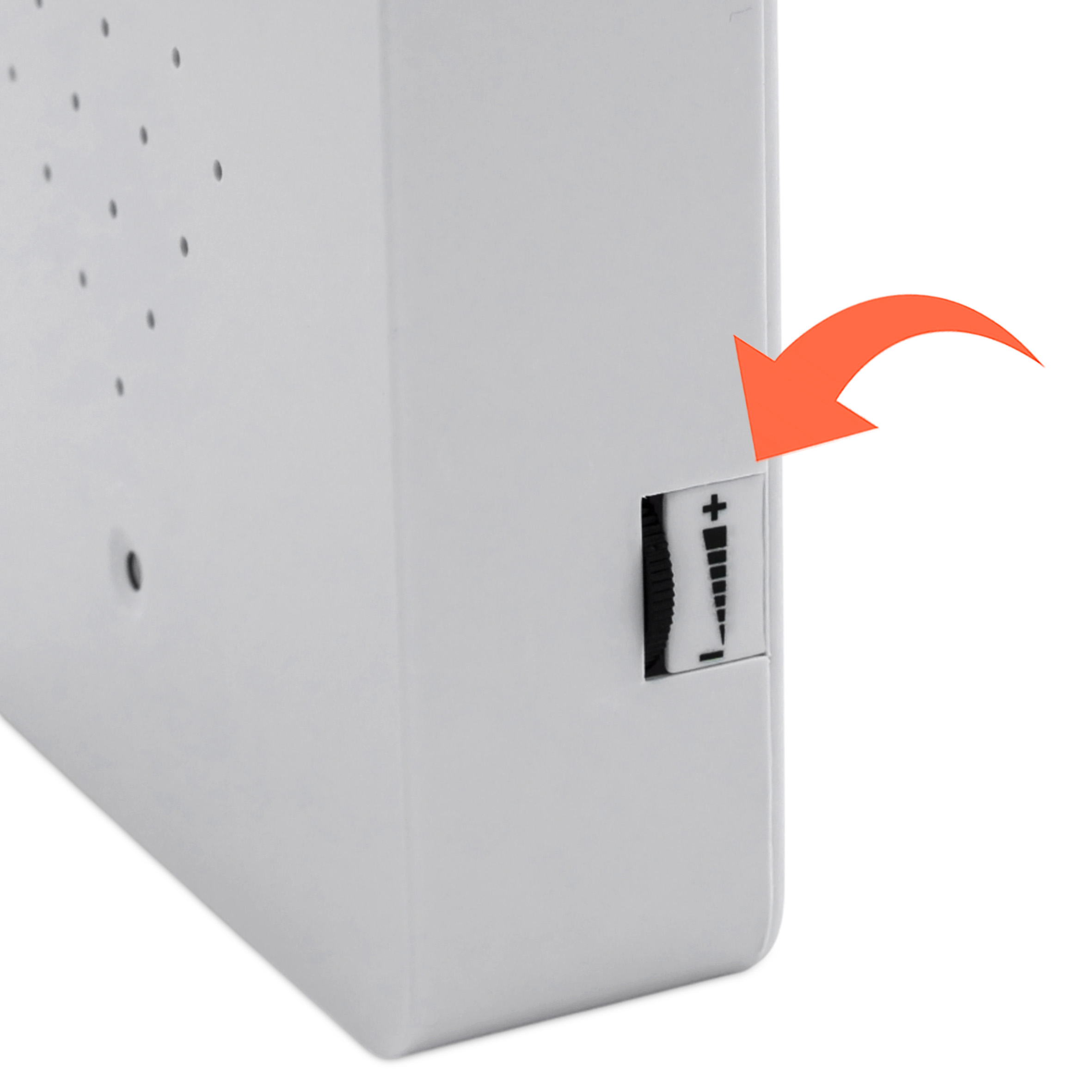 Soundbox mit Meeresrauschen - weiß / 12 cm - Lautsprecher mit beruhigendem Rauschen des Meeres