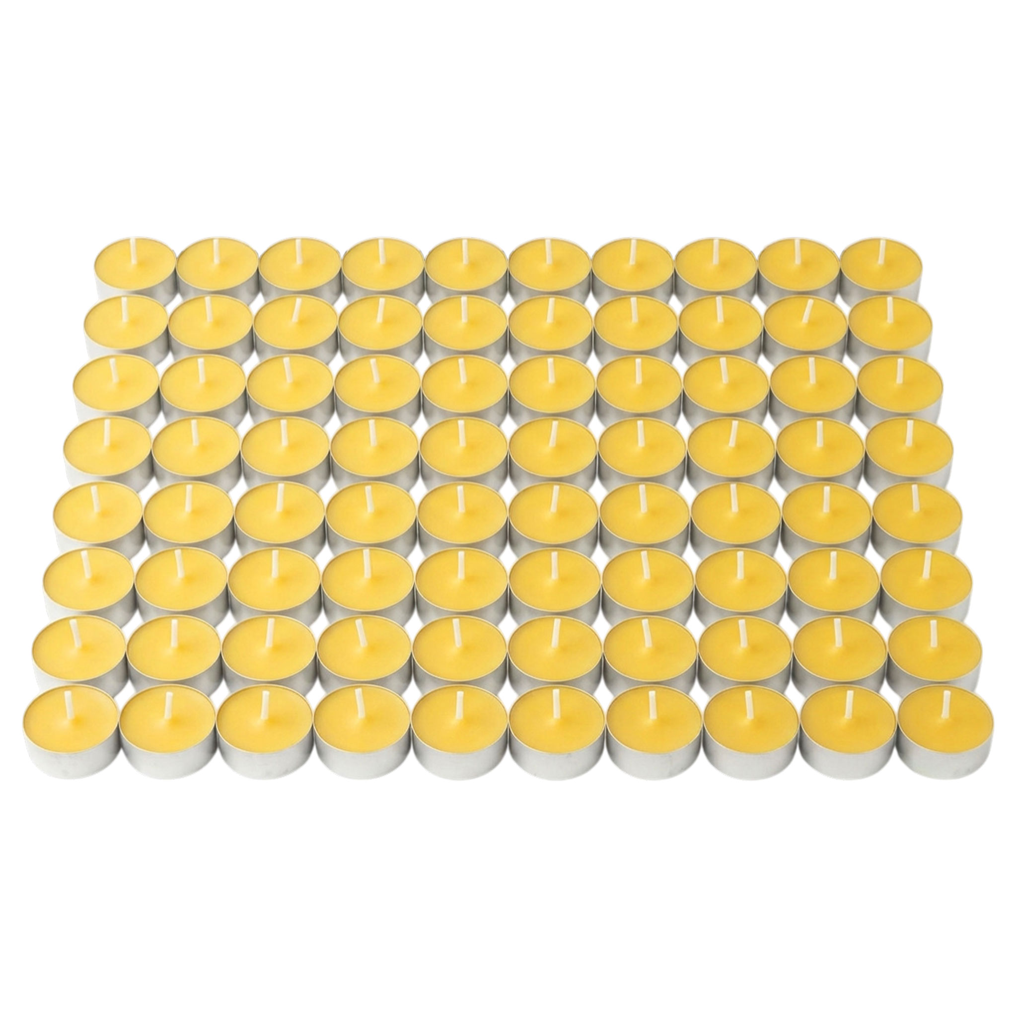 Citronella Duft Teelicht - 80er Pack - Zitronen Duftkerze gegen Mücken