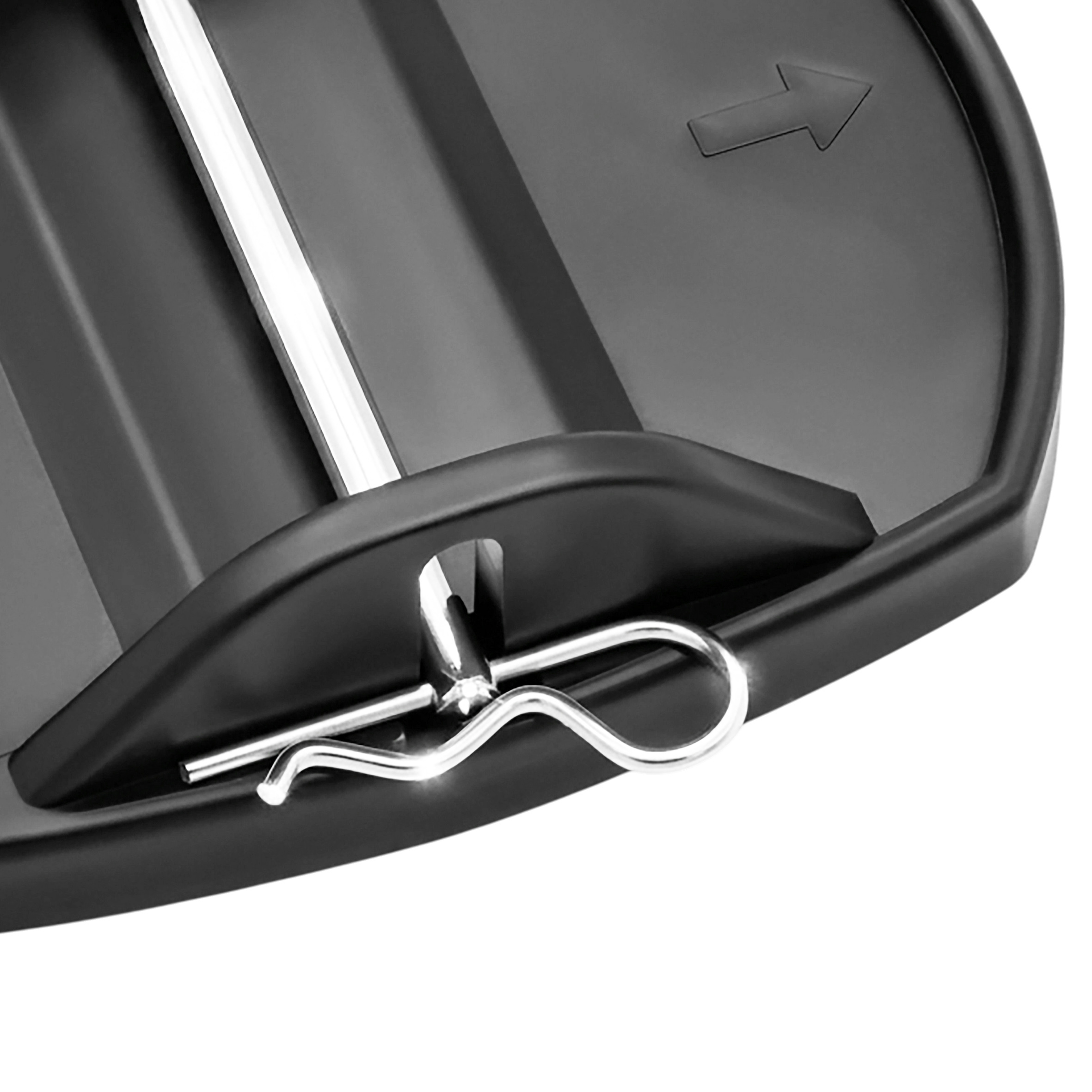 Stützplatten für Wohnwagen Stützen 18 x 14 cm schwarz - 4er Set - Stützfüße für Wohnmobile aus hochdichtem Polyethylen
