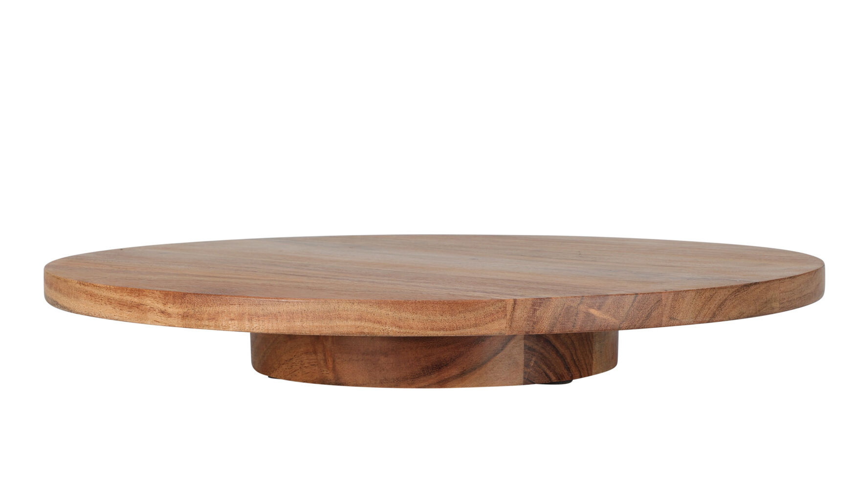 Akazienholz Drehteller natur - 37 cm