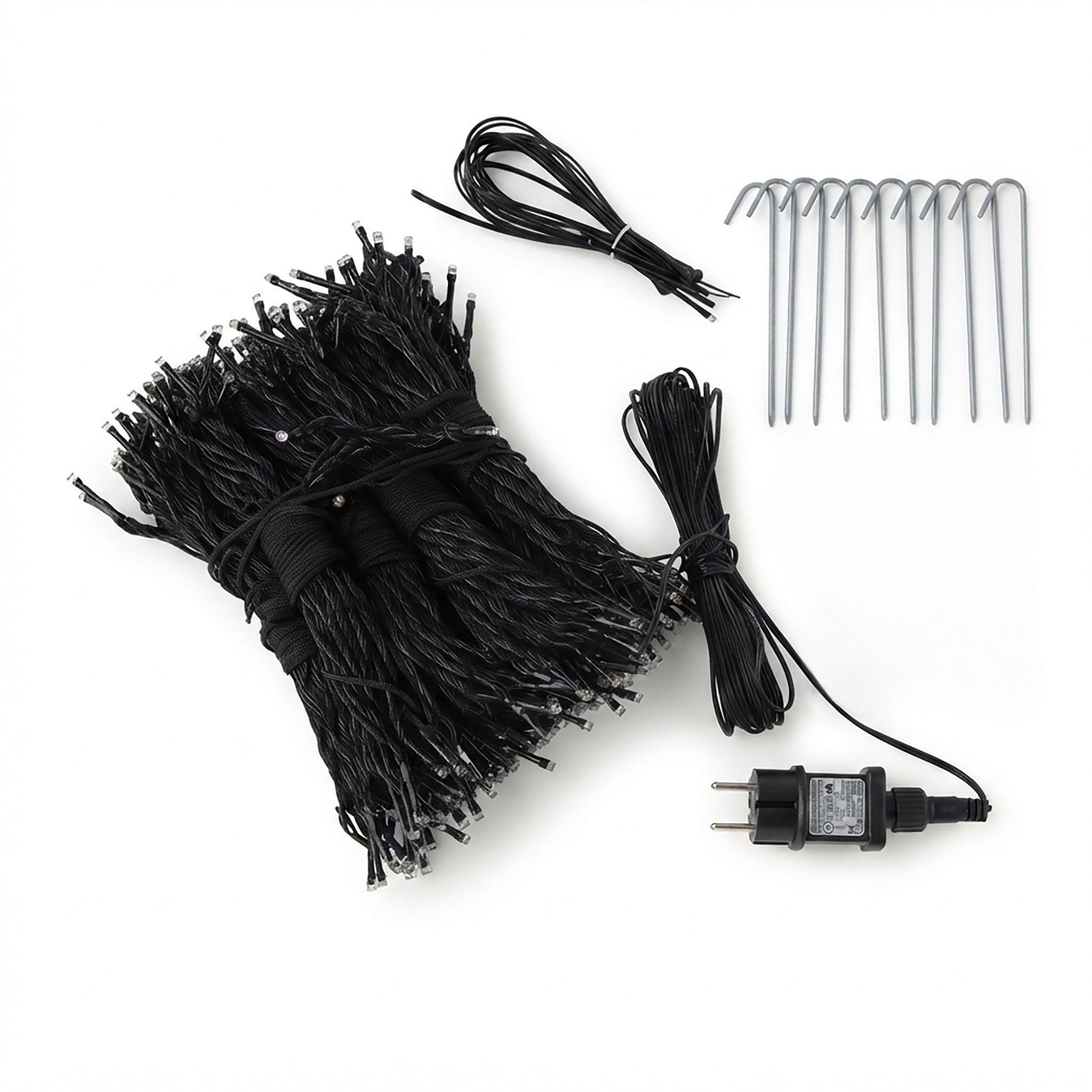 LED Fahnenmast und Weihnachtsbaum Lichterkette 400 LED - 800 cm Länge - für Außen
