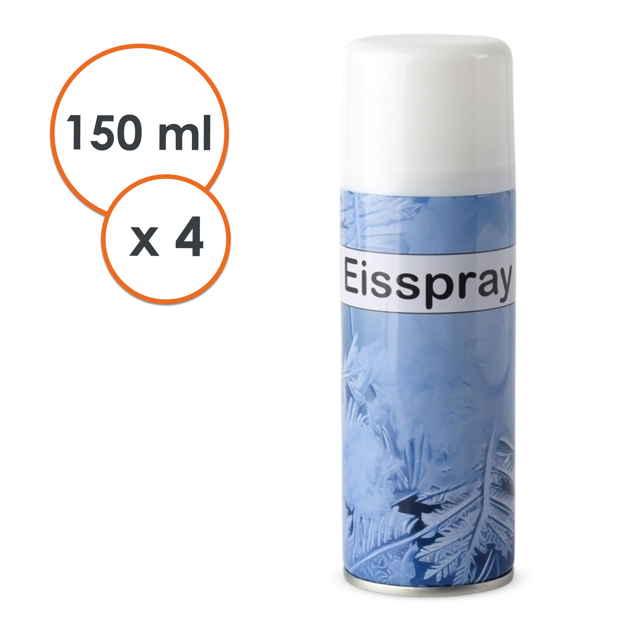 Eisblumen Effektspray Spray 150 ml Dose - 4er Set - Deko Eiskristalle zum Sprühen