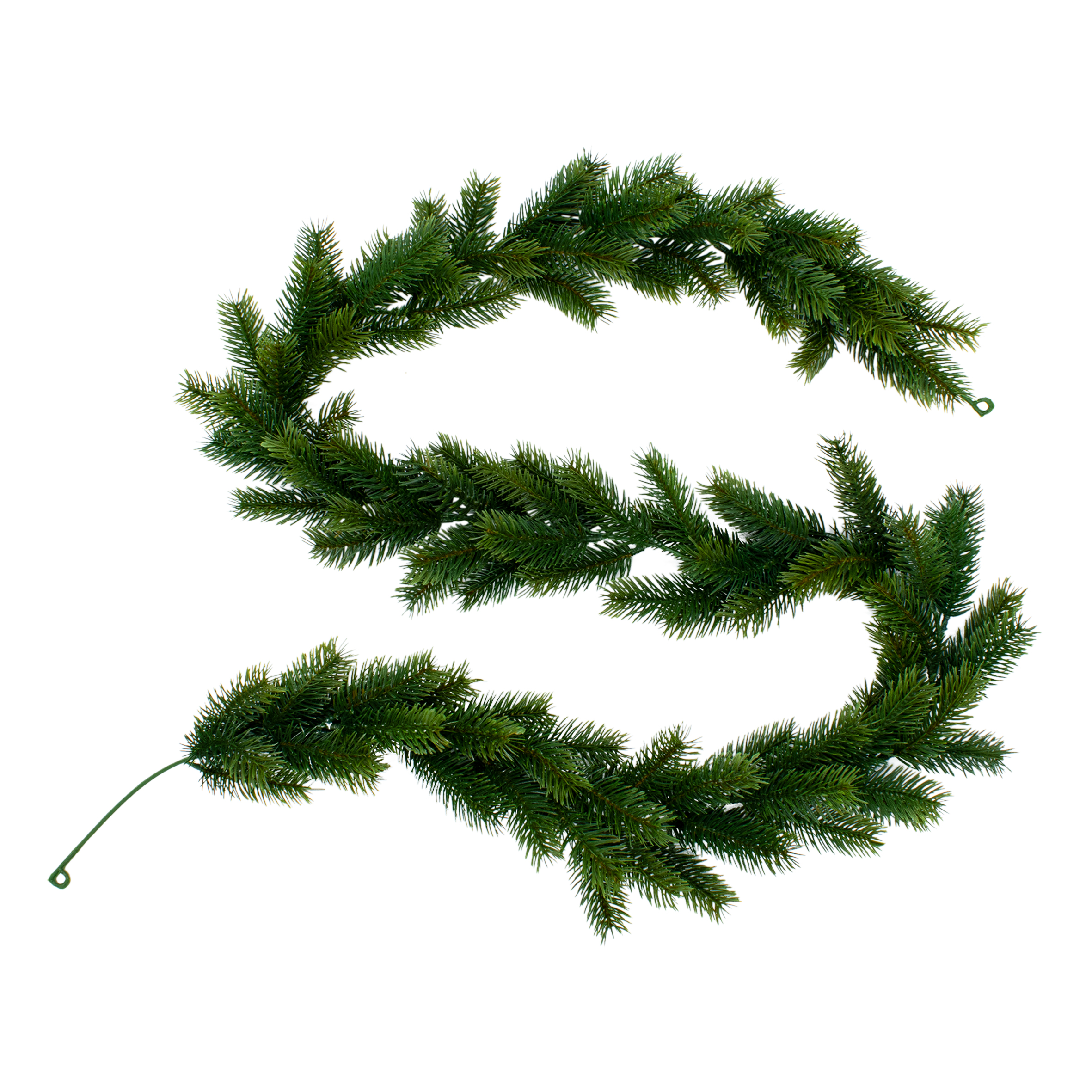 Weihnachtsgirlande aus Kunst Tanne in grün - 160 cm