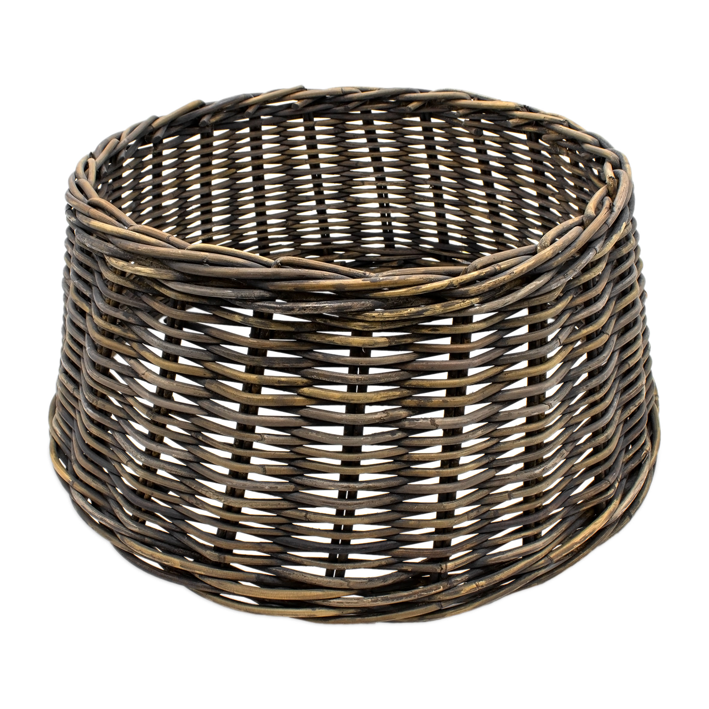 Rattan Weihnachtsbaumrock aus Weide 60 cm - 5 Farben wählbar - Abdeckung für den Christbaum Ständer