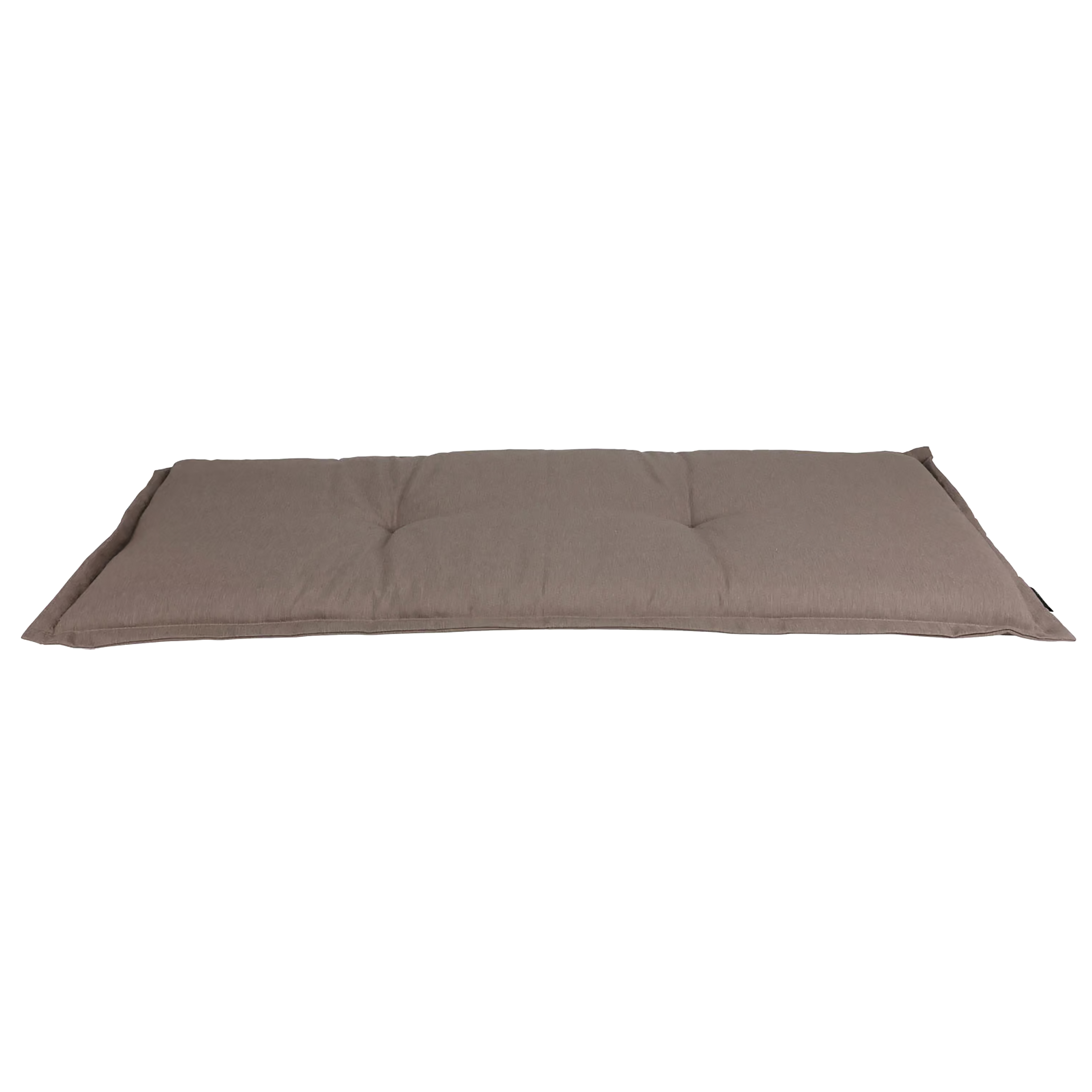 Universal Bank Auflage 120 cm - taupe - Gartenbank Kissen waschbar