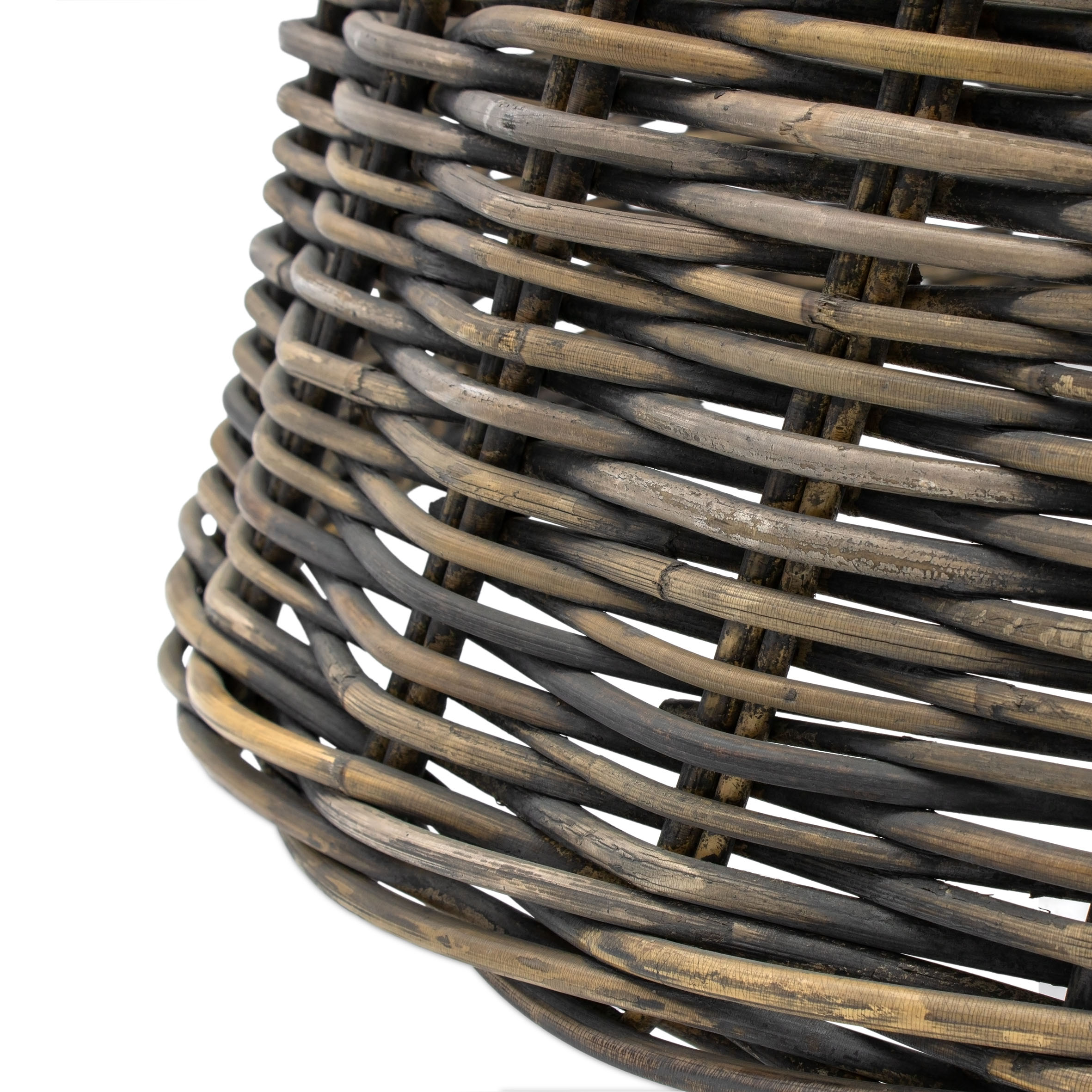 Rattan Weihnachtsbaumrock aus Weide 60 cm - 5 Farben wählbar - Abdeckung für den Christbaum Ständer