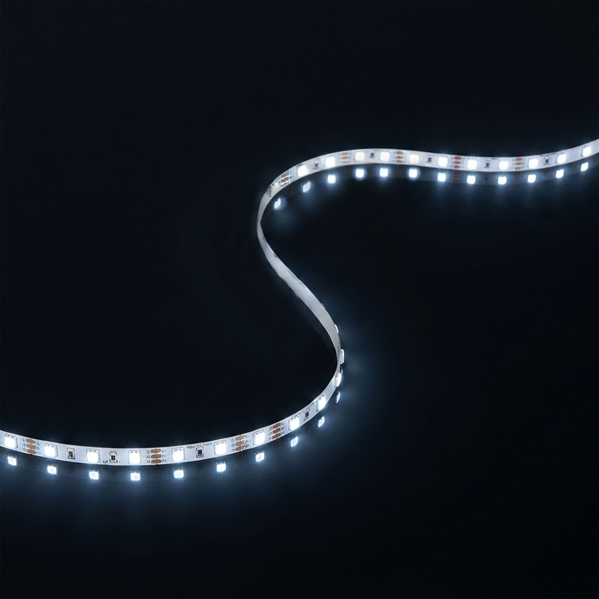 LED Stripe 1 Meter - 30 LED mit Batteriefach - Farbe: wählbar