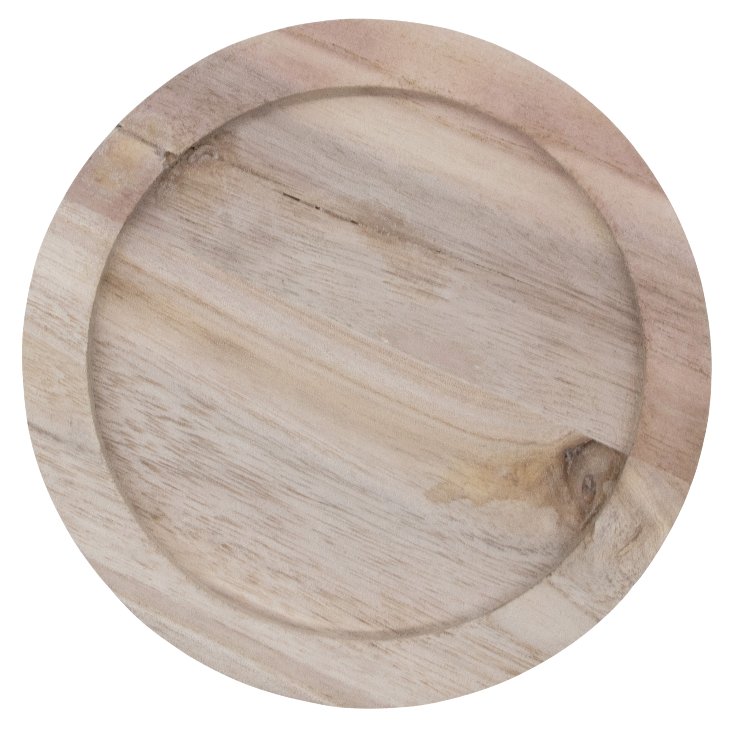 Holz Blumenhocker mit 3 Beinen - Ø 20 cm - Deko Hocker rund naturbelassen