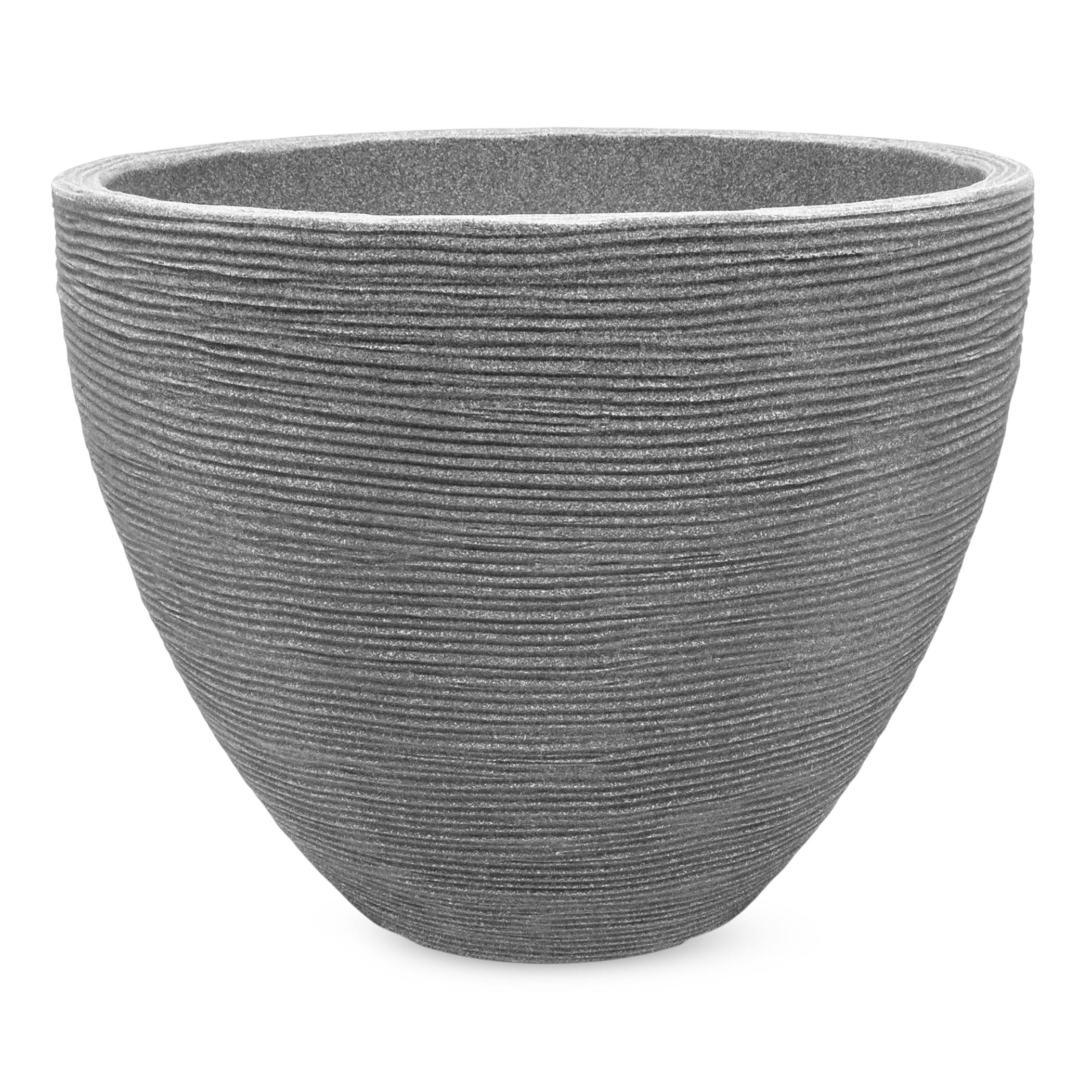 Blumenkübel im Rillendesign ca. 39,5 cm x 31 cm - Farbe: wählbar