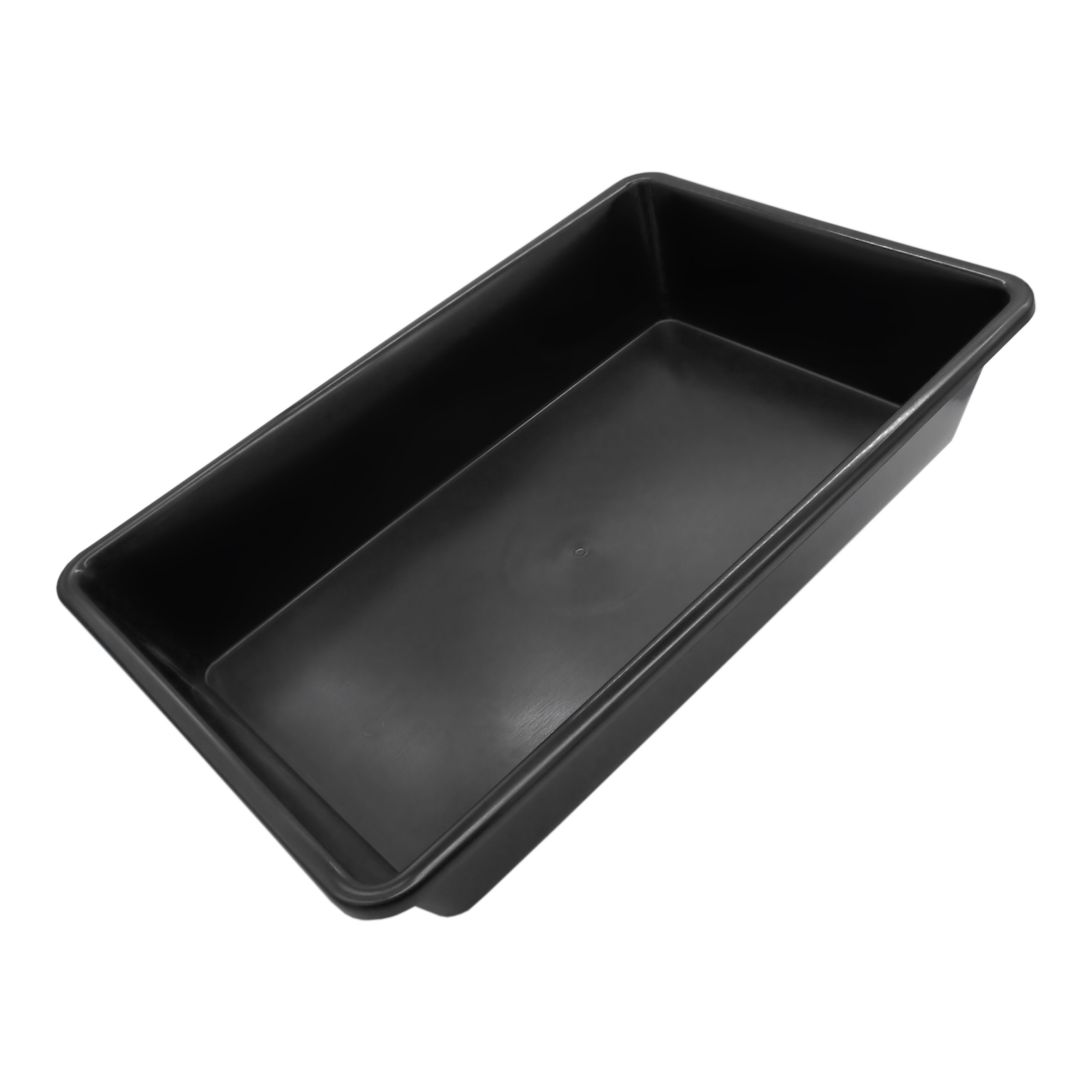 Allzweck Kunststoff Wanne schwarz 60 x 40 cm - 2er Set - Multifunktions Schale 20 Liter rechteckig