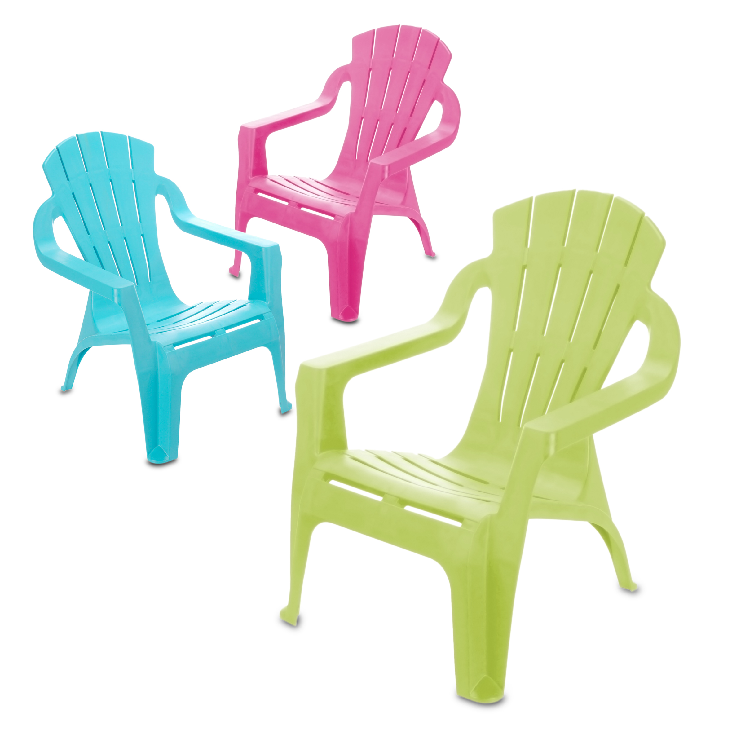 Kunststoff Kinder Lounge Monoblock - 3 Farben